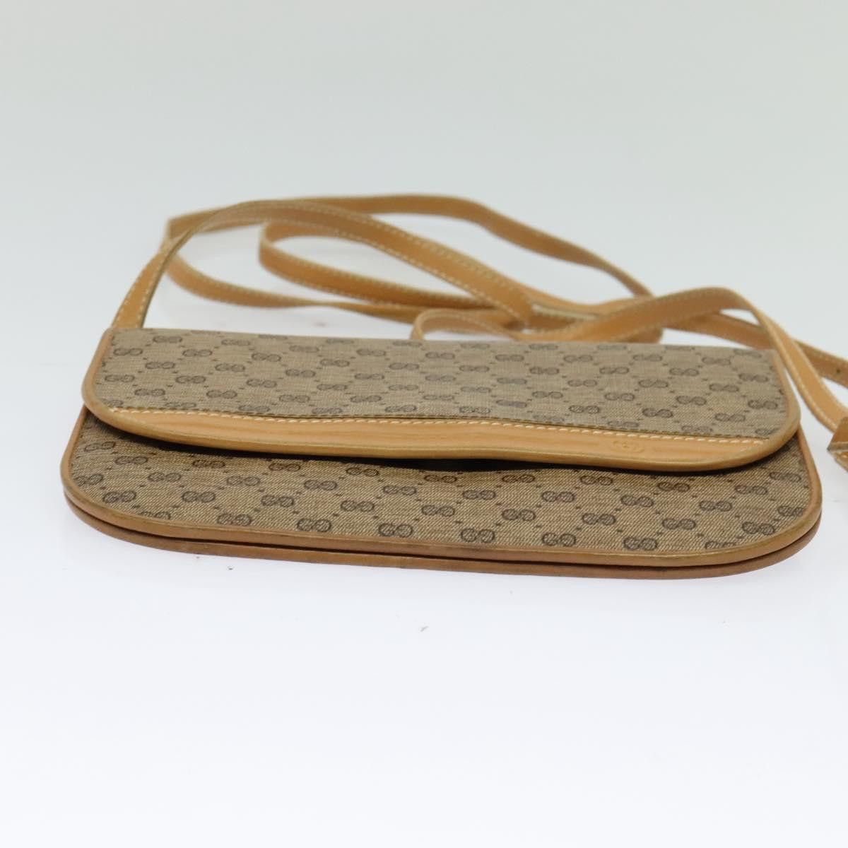 Gucci GUCCI Micro GG Supreme Shoulder Bag Pvc Beige Gold Size ONE SIZE - 9 Thumbnail