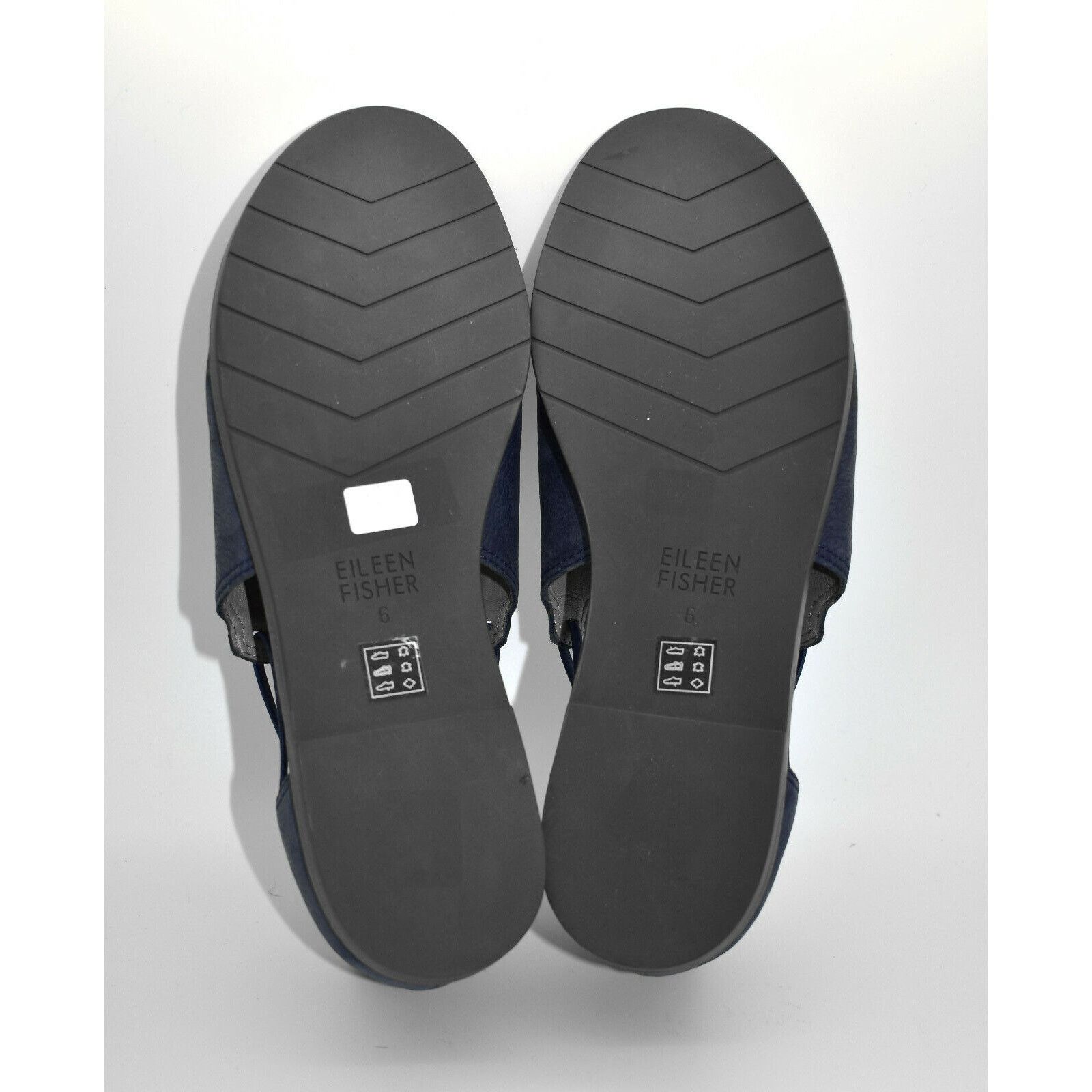 Eileen Fisher B0 NEW EILEEN FISHER Spell Navy Nubuck Sandal Shoes 6 $185 Size US 6 / IT 36 - 6 Thumbnail