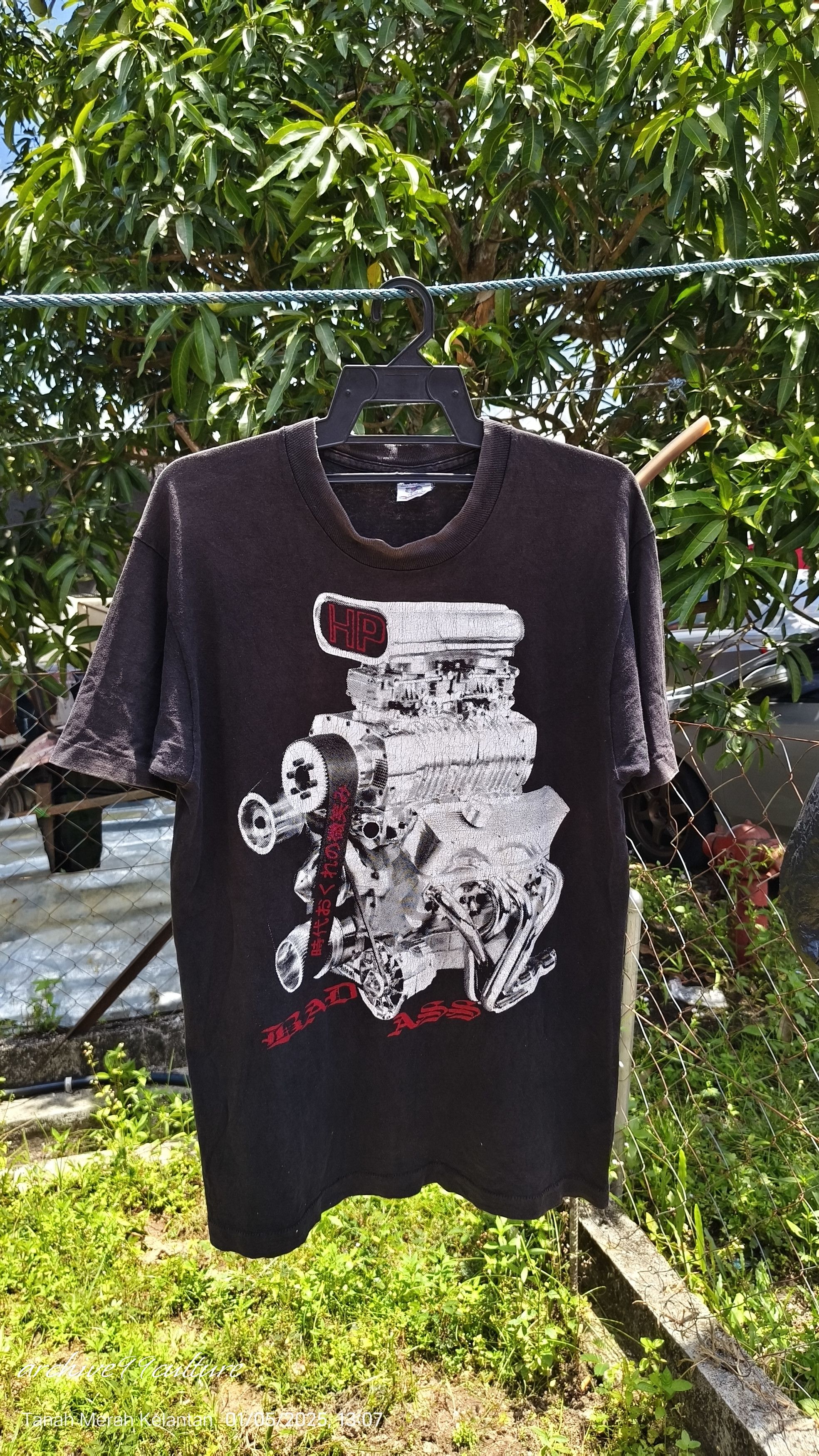 Vintage Archaic Smile “BAD ASS Engine” Gothic Smashing Pumpkins Size US M / EU 48-50 / 2 - 3 Thumbnail