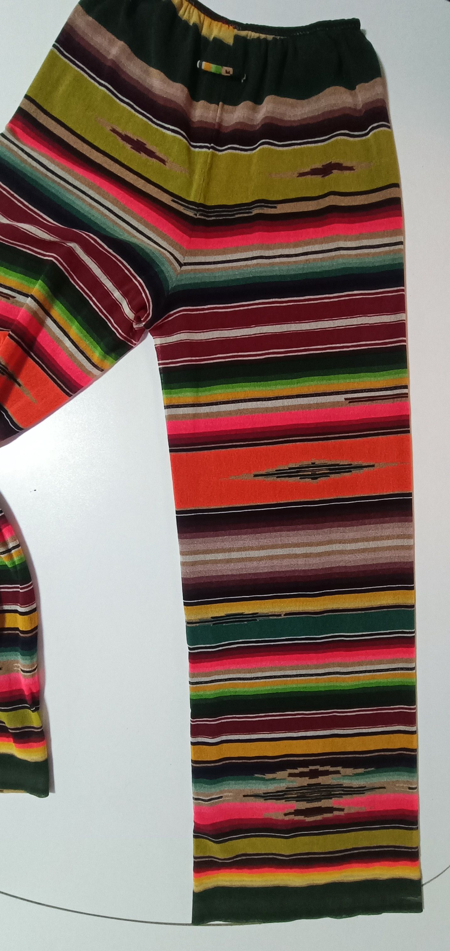 Jean Paul Gaultier SS2005 - Multicolor stripes double layer - mesh nylon Pants Size 25" / US 0 / IT 36 - 14 Thumbnail