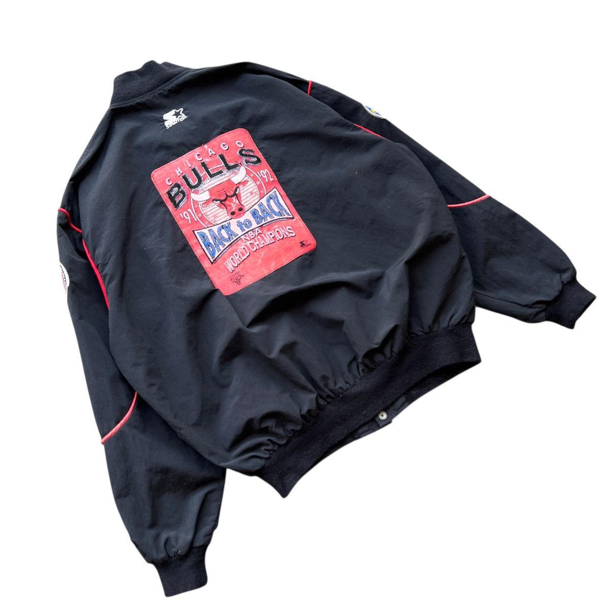 NBA Vintage Chicago Bulls 91-92 Back To Back NBA World Champions Size US XL / EU 56 / 4 - 4 Thumbnail