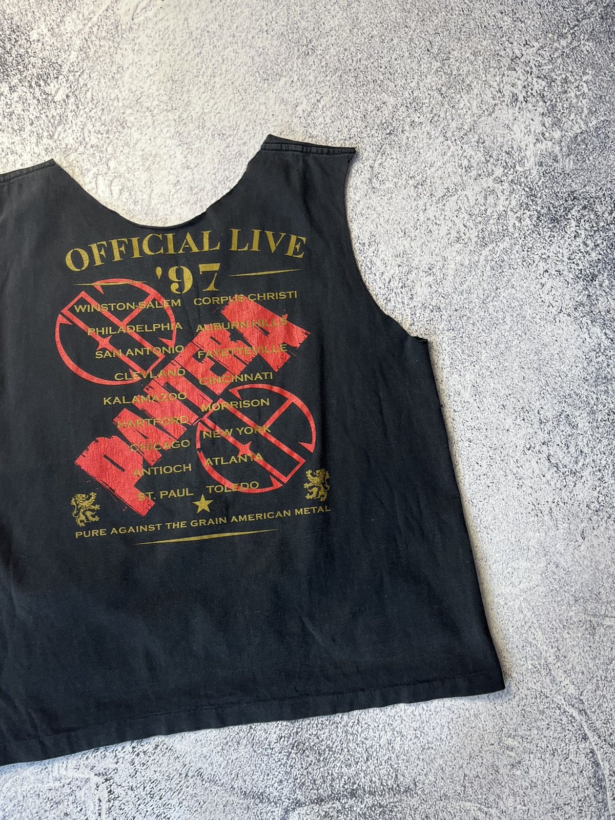 Band Tees 1997 Pantera Pure Against The Grain American Metal Size US L / EU 52-54 / 3 - 15 Thumbnail