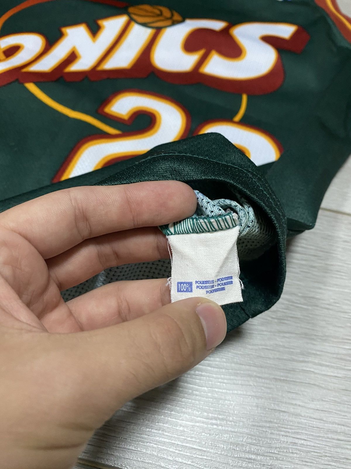 Champion Champion NBA Gary Payton Sonics vest Jersey Size US L / EU 52-54 / 3 - 8 Thumbnail