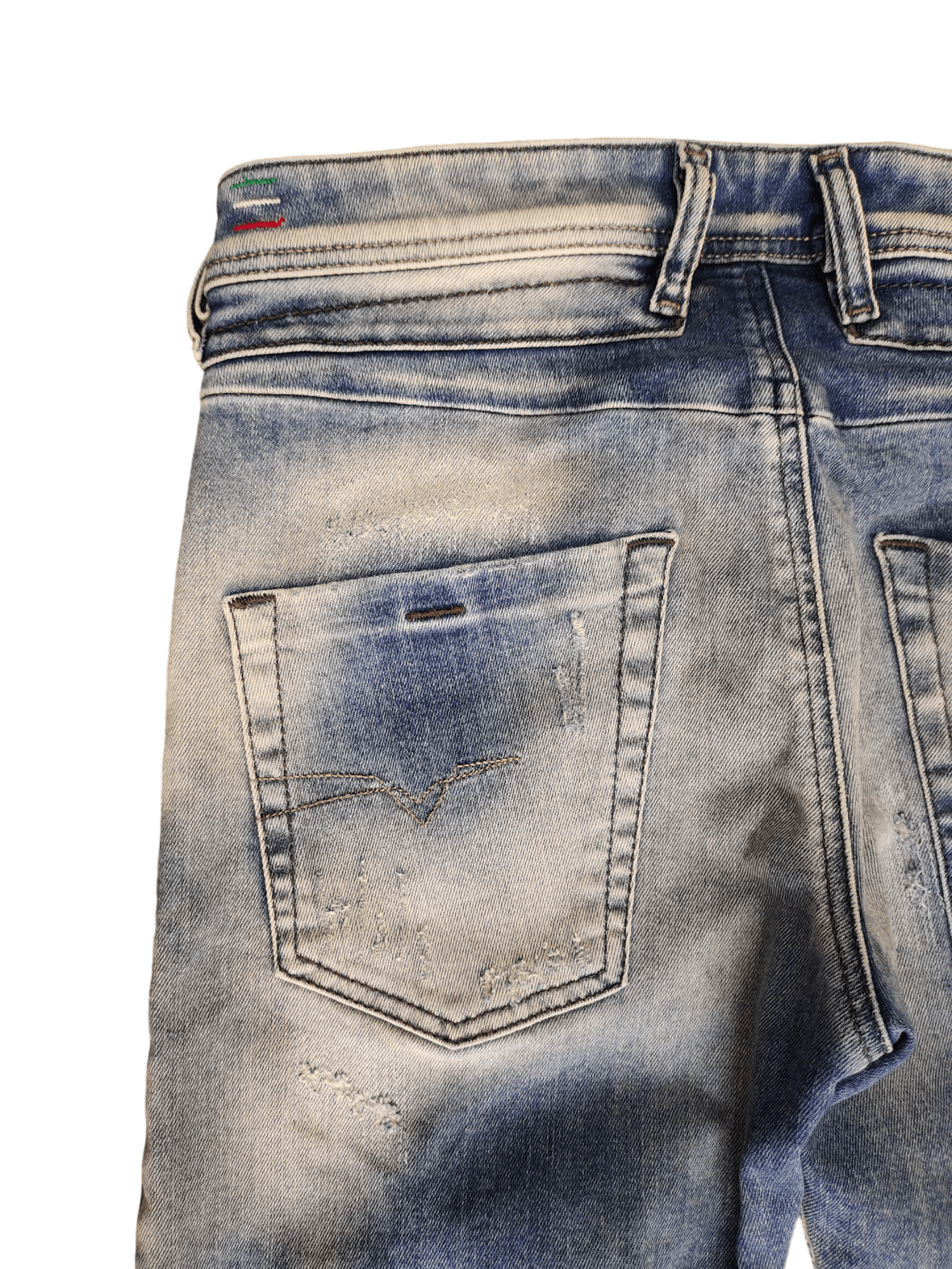 Diesel Vintage Diesel Belther Regular Slim Tapered Denim Jeans Size US 30 / EU 46 - 17 Thumbnail