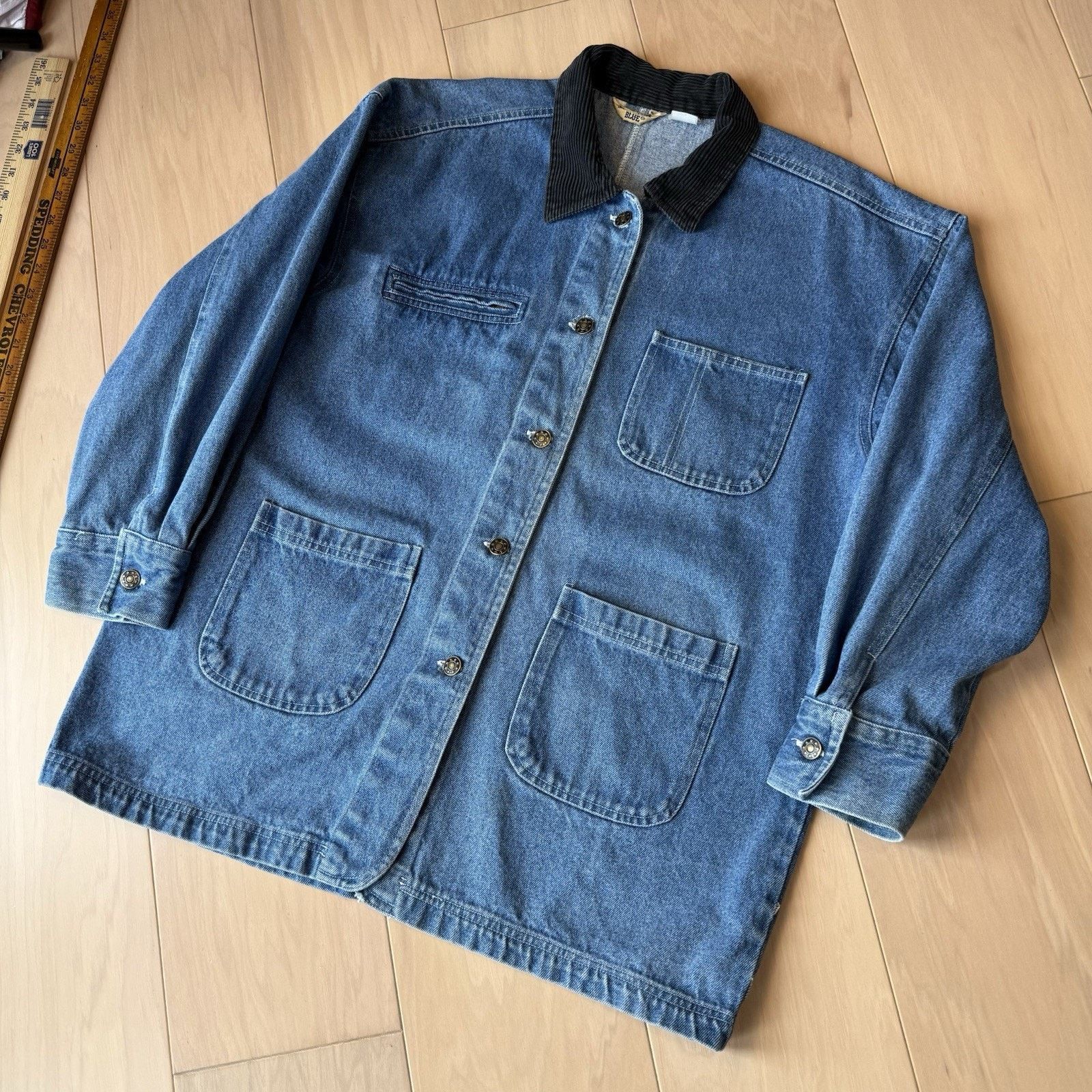 Vintage Vintage Northwest Denim Chore Jacket Medium Blue 80s Size US M / EU 48-50 / 2 - 9 Thumbnail