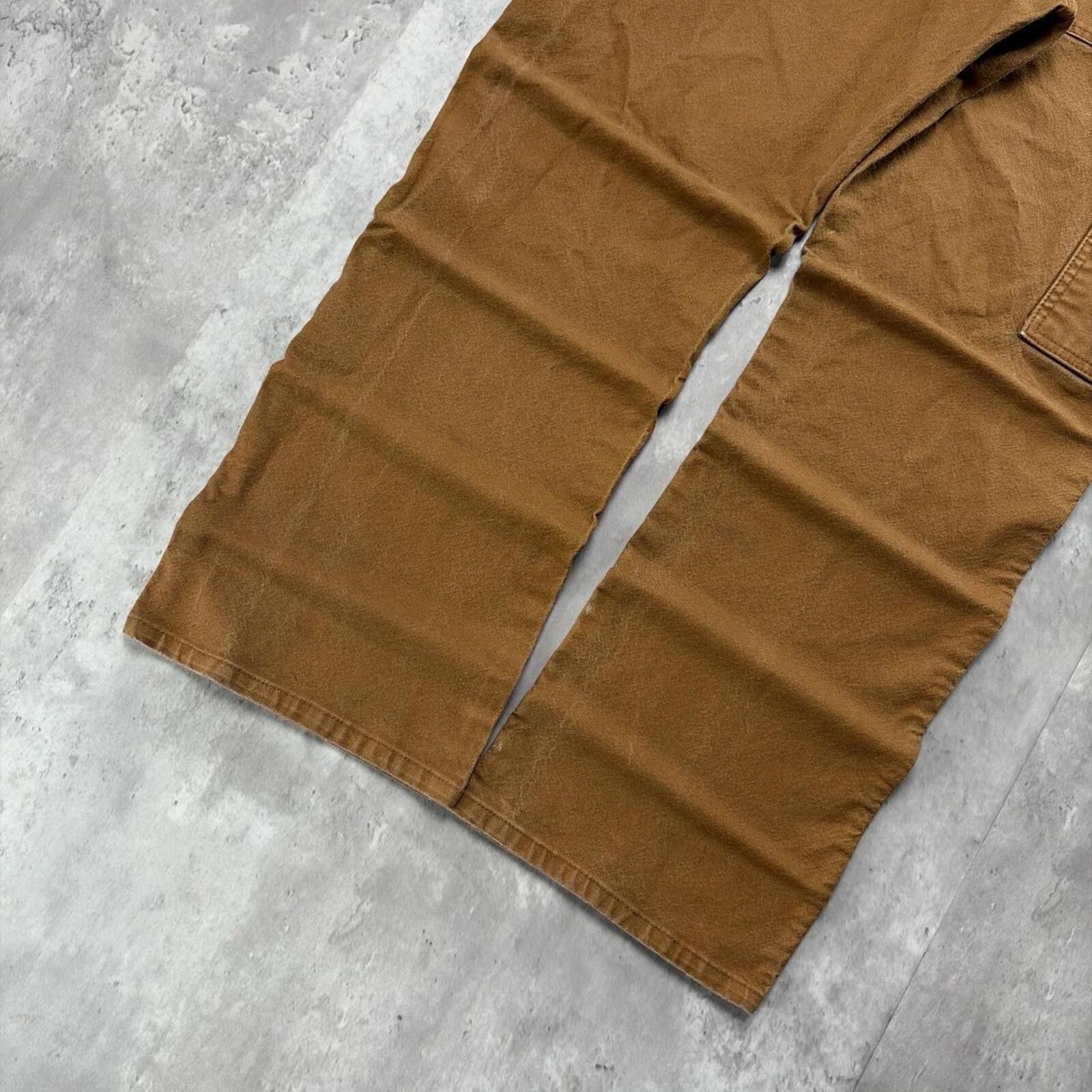 Dickies Y2K Tan Dickies Workwear Grunge Baggy Carpenter Pants Size US 32 / EU 48 - 4 Thumbnail
