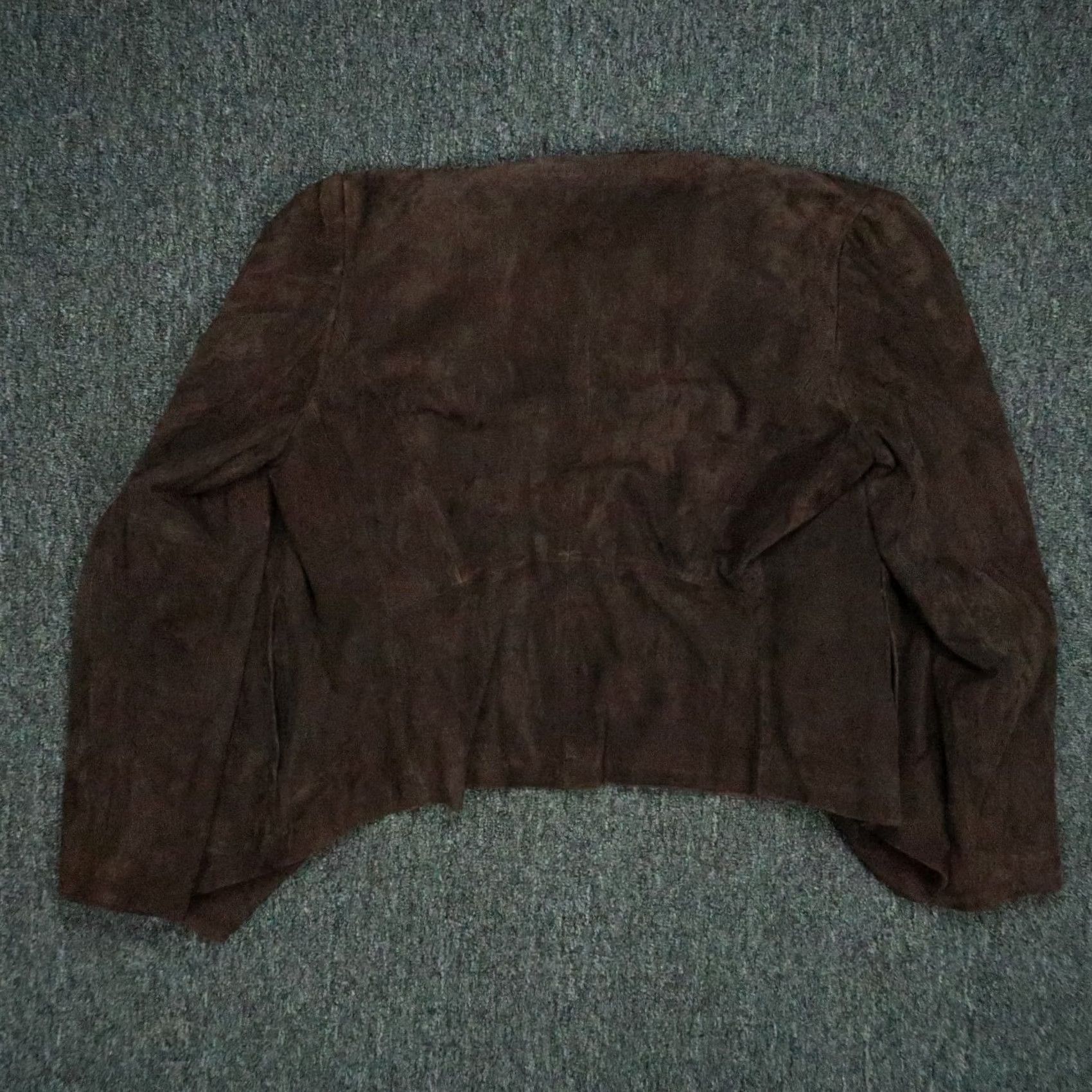 Theory Theory Jacket Womens Medium Brown Lamb Leather Lined Open Front Pockets Size M / US 6-8 / IT 42-44 - 5 Thumbnail