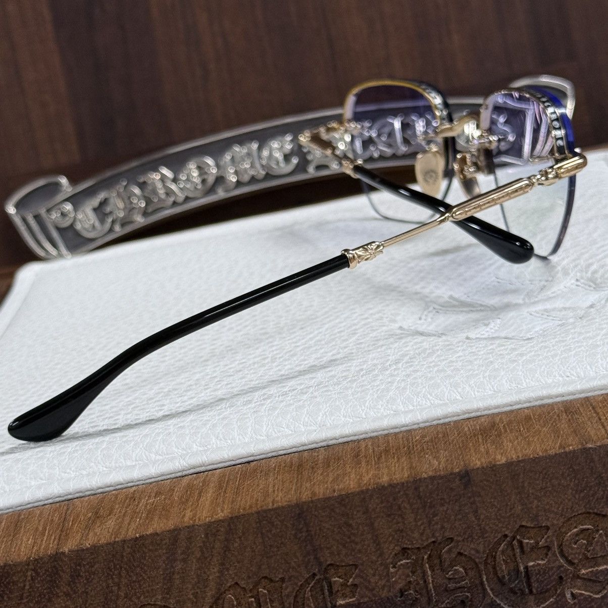 Chrome Hearts Frosted Sunglasses chrome hearts Size ONE SIZE - 7 Thumbnail