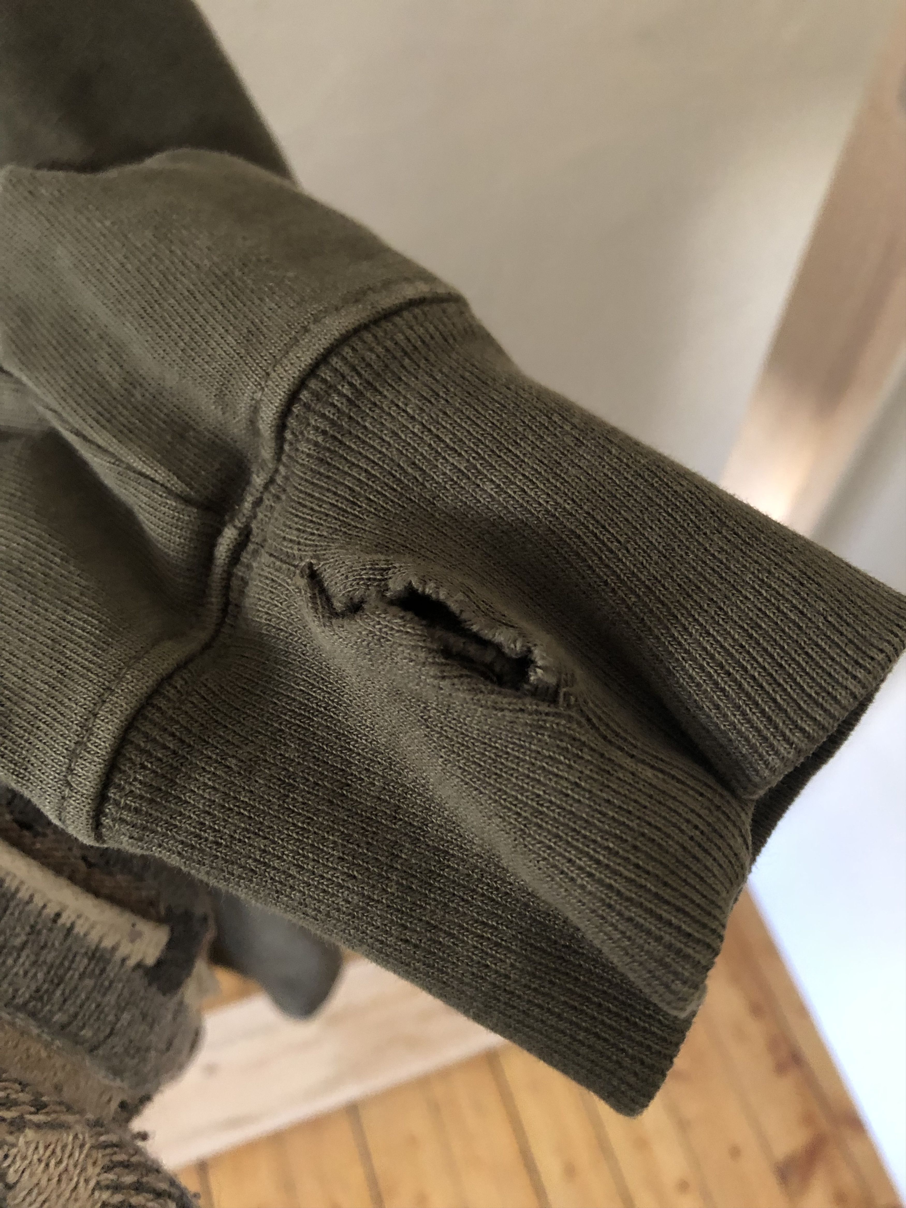 Rick Owens Drkshdw Rich Owens Drkshdw long hoodie, dark green Size US M / EU 48-50 / 2 - 7 Thumbnail