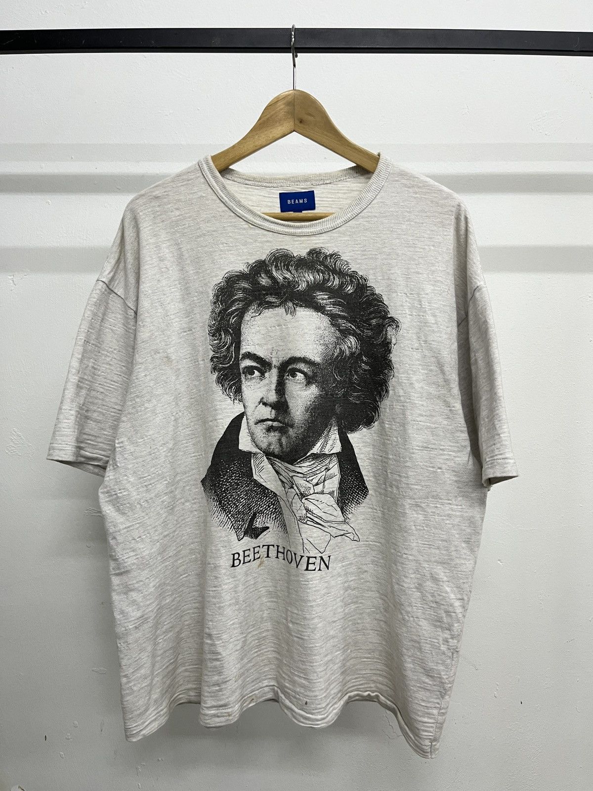Vintage RARE VINTAGE BEETHOVEN SELF PORTRAIT LOOPWHEEL SHIRT Size US L / EU 52-54 / 3 - 9 Thumbnail