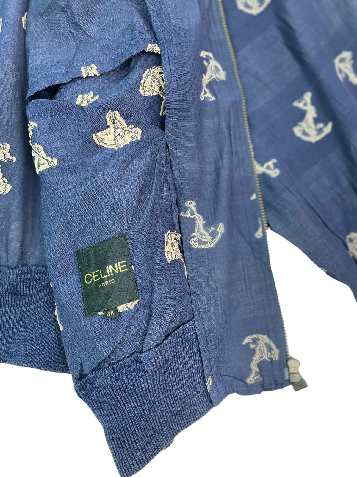 Celine × Vintage Vtg rare CELINE sails all overprinted bomber jacket Size XL / US 12-14 / IT 48-50 - 5 Thumbnail