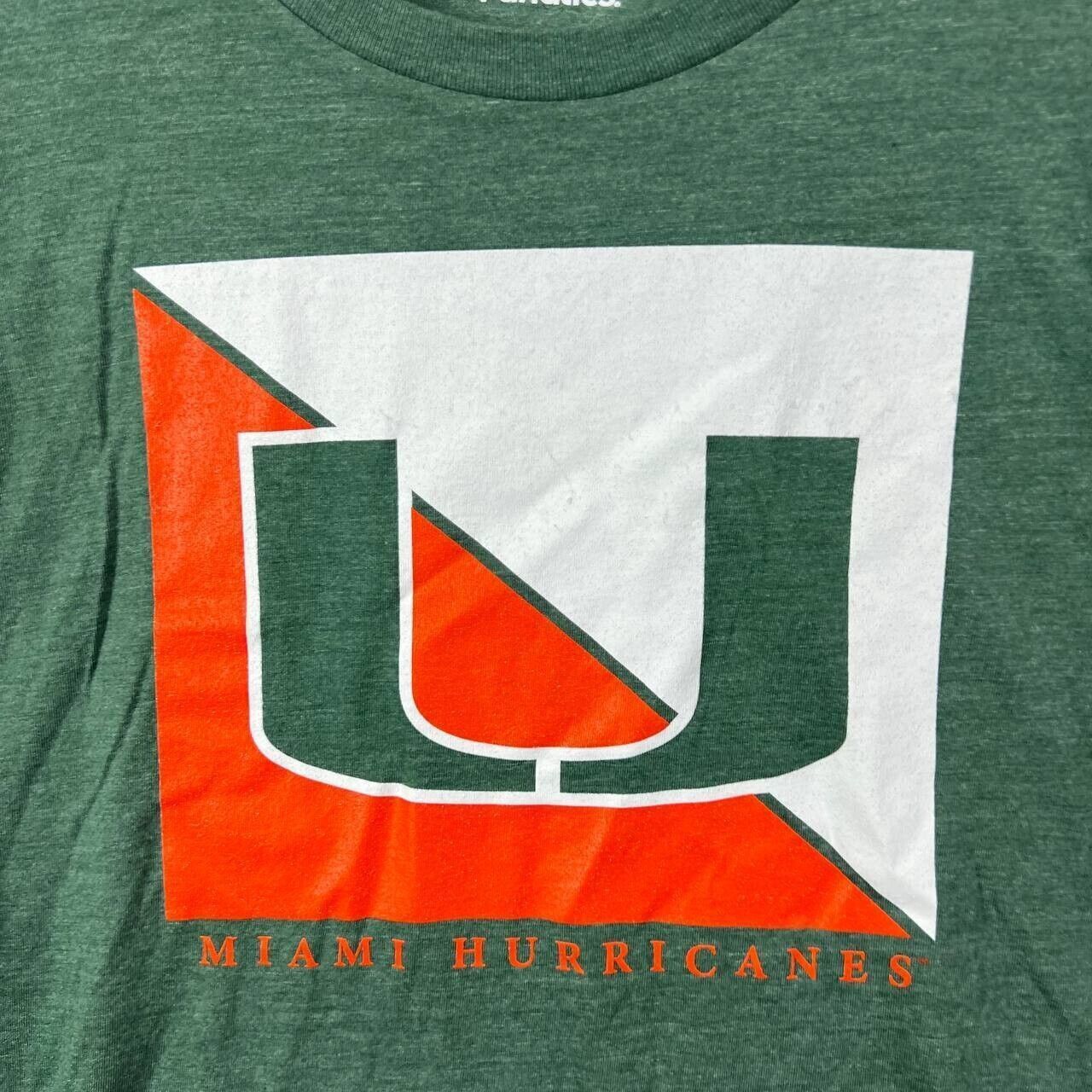 NCAA Miami Hurricanes NCAA Large Fanatics Casual T-Shirt Green Size US L / EU 52-54 / 3 - 2 Thumbnail