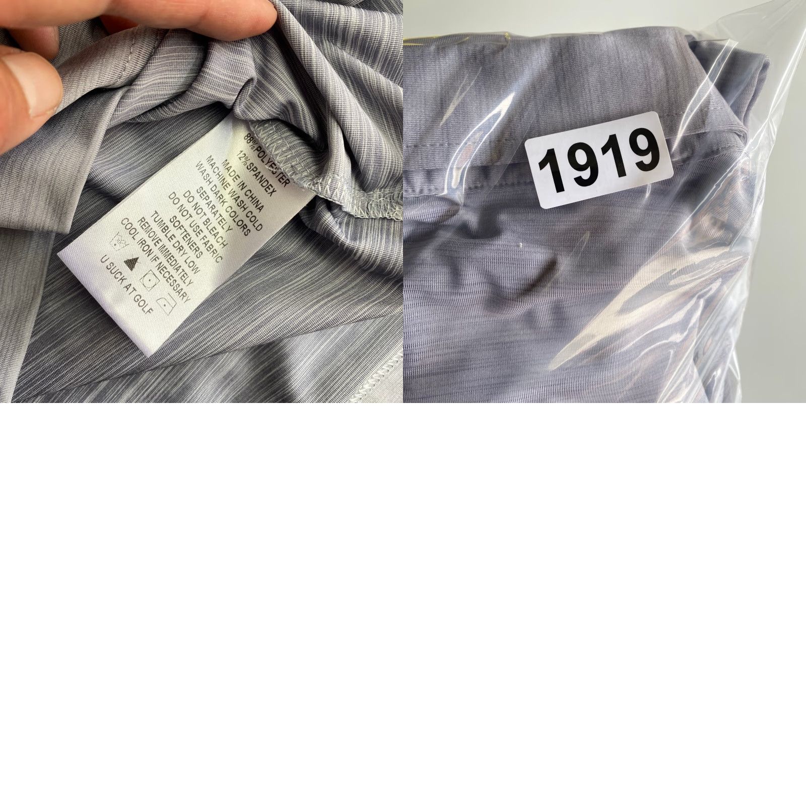 Vintage VINTAGE? Wait no - The item is not vintage per specs. So: USAG Polo Shirt Men L Gray Red White USA Embroidered Logo Golf Shirt Short Sleeve Activewear Size US L / EU 52-54 / 3 - 8 Thumbnail