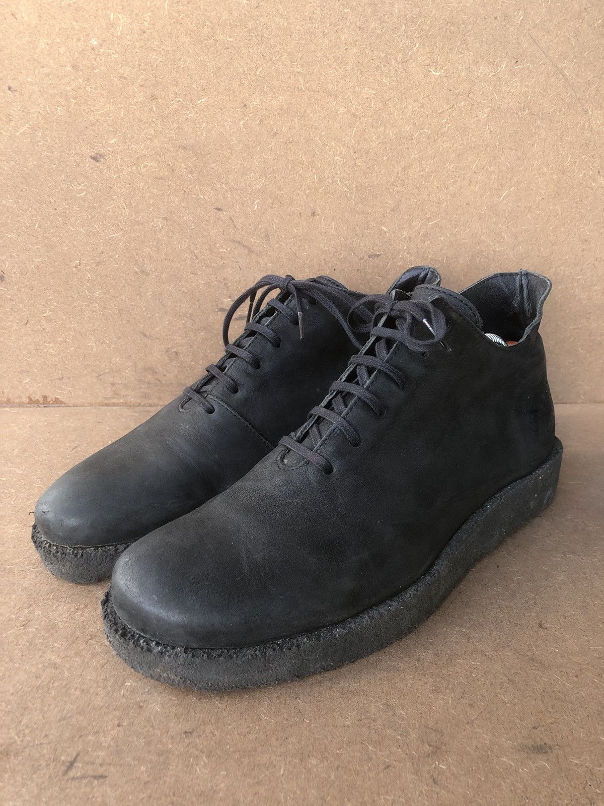 John Fluevog John Fluvog Black Leather WomenS Casual Shoes Size 8.5, Women's