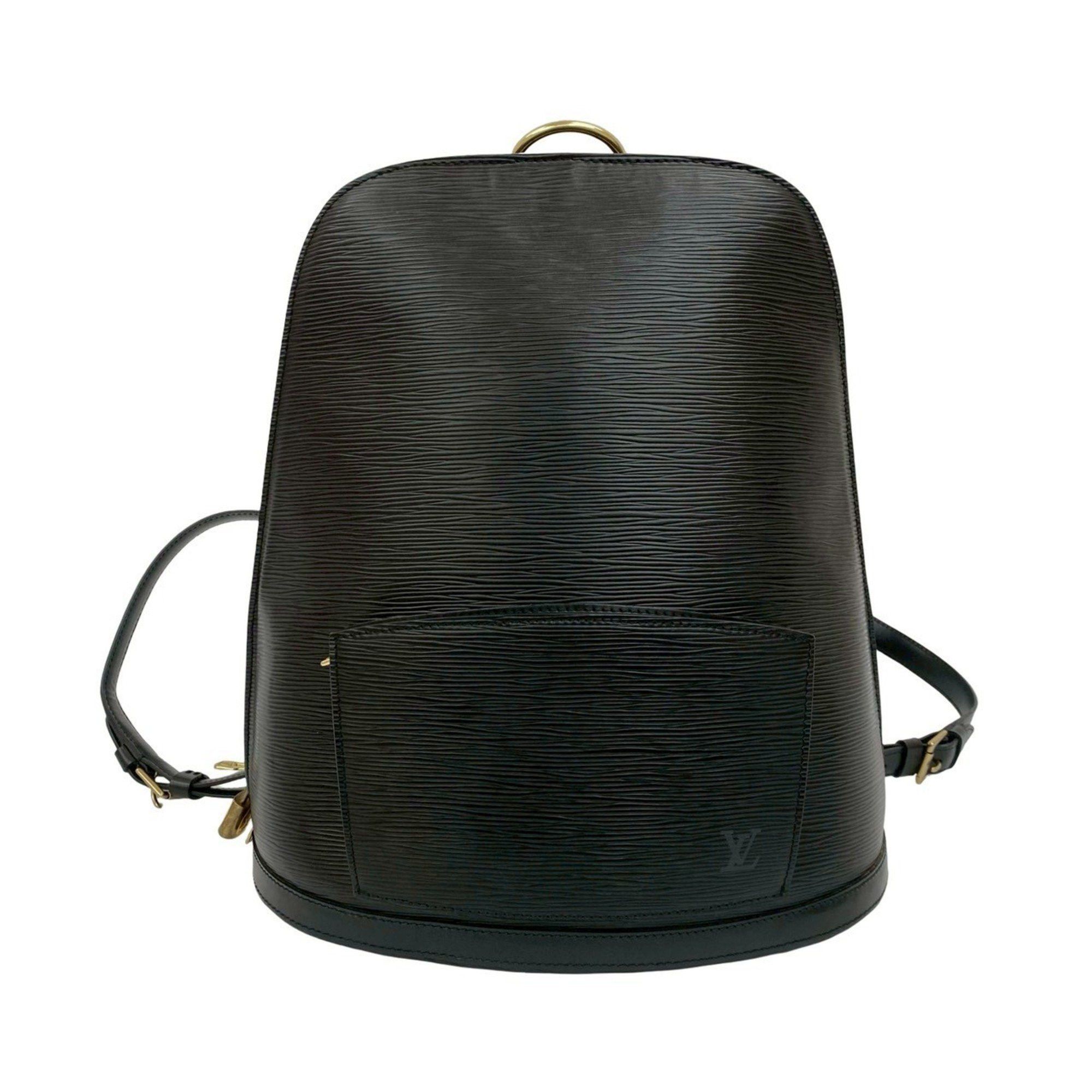 LOUIS VUITTON Cobran Epi Leather Backpack/Daypack in Noir, 479-6 Louis Vuitton Black Epi Backpack for sale - eBay main image 2