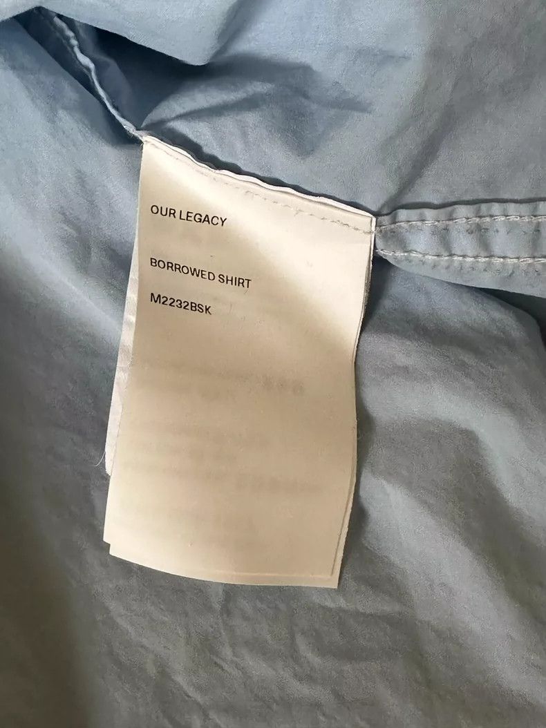 Our Legacy our legacy Borrowed Shirt 2505-Nextarrow Size US M / EU 48-50 / 2 - 3 Thumbnail