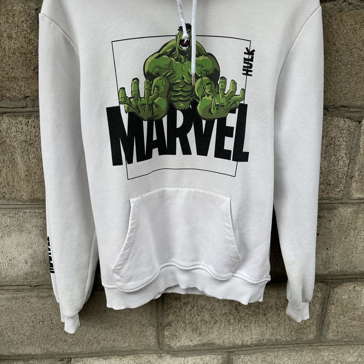Issey Miyake VTG Marvel Hulk Hoodie Big Logo Size S Y2K Hype Distressed Size US S / EU 44-46 / 1 - 3 Thumbnail