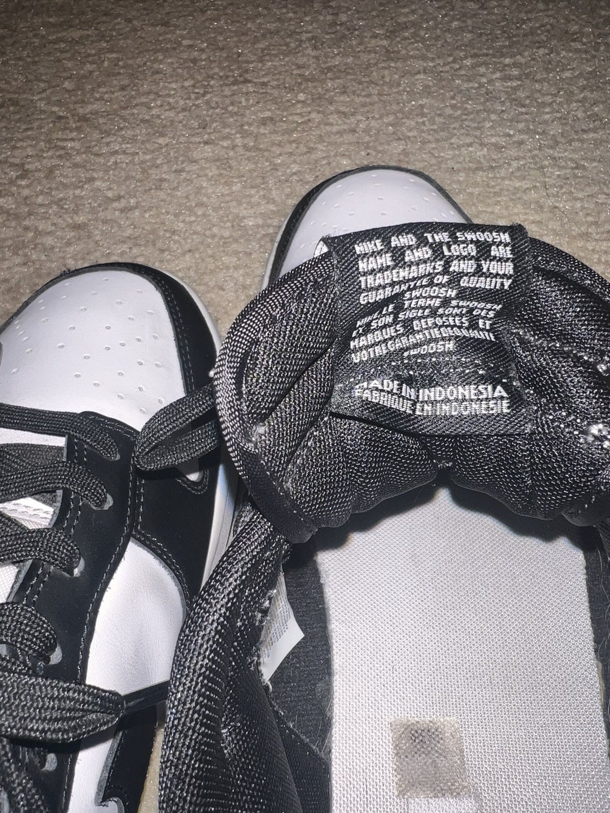 Nike Panda dunks size 12 barely used Size US 12 / EU 45 - 8 Thumbnail
