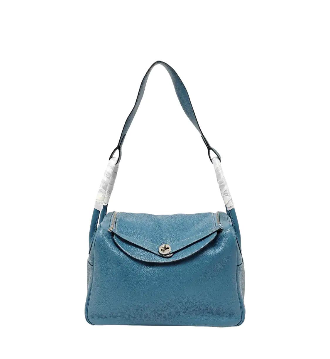 Hermes Hermes Lindy 34 new denim blue Clemence cowhide leather Lindy bag shoulder bag h Size ONE SIZE - 1 Thumbnail
