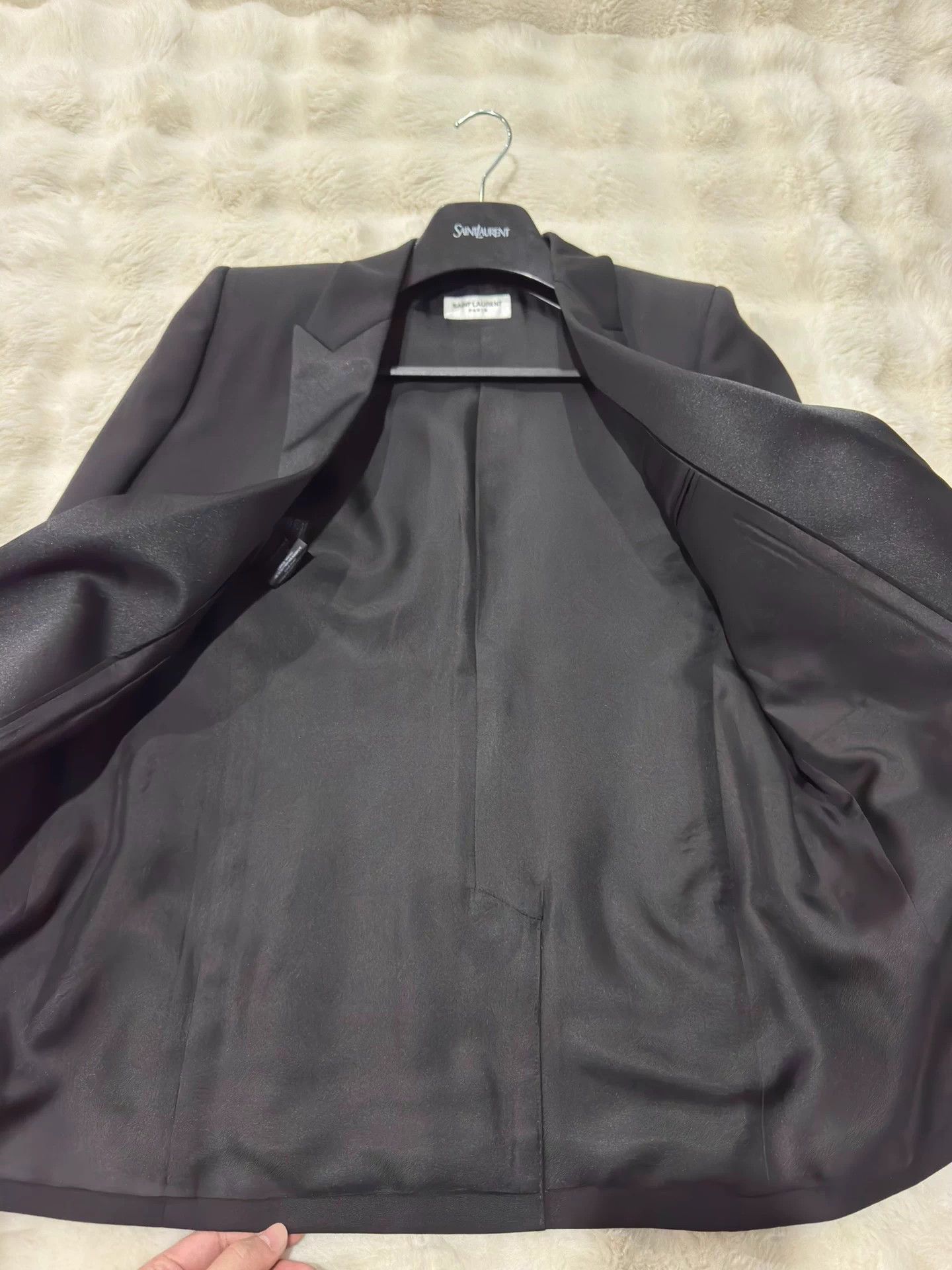 Saint Laurent Paris Saint Laurent YSL Wool Tuxedo Jacket - Size 40 - New w/ Tags Size S / US 4 / IT 40 - 3 Thumbnail