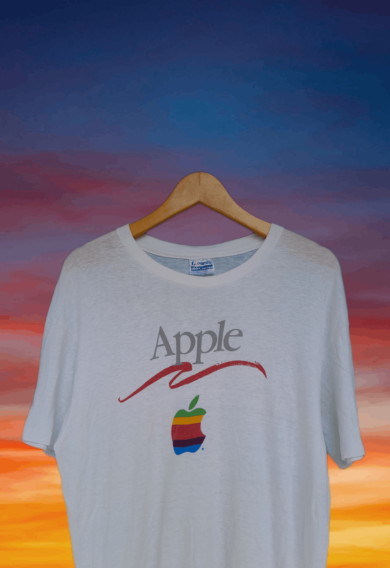 Apple × Rap Tees × Vintage Streetwear Vintage 80s Apple Mac logo T-Shirt Size US M / EU 48-50 / 2 - 3 Thumbnail