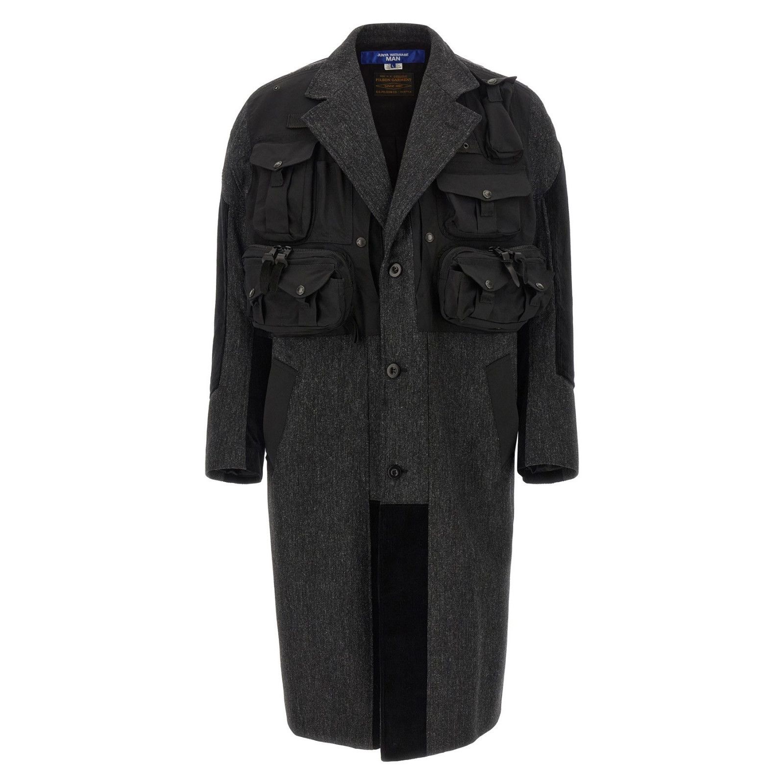 Junya Watanabe JUNYA WATANABE Patchwork Coat New & Authentic (Men's size:L; Size L / US 10 / IT 46 - 1 Thumbnail