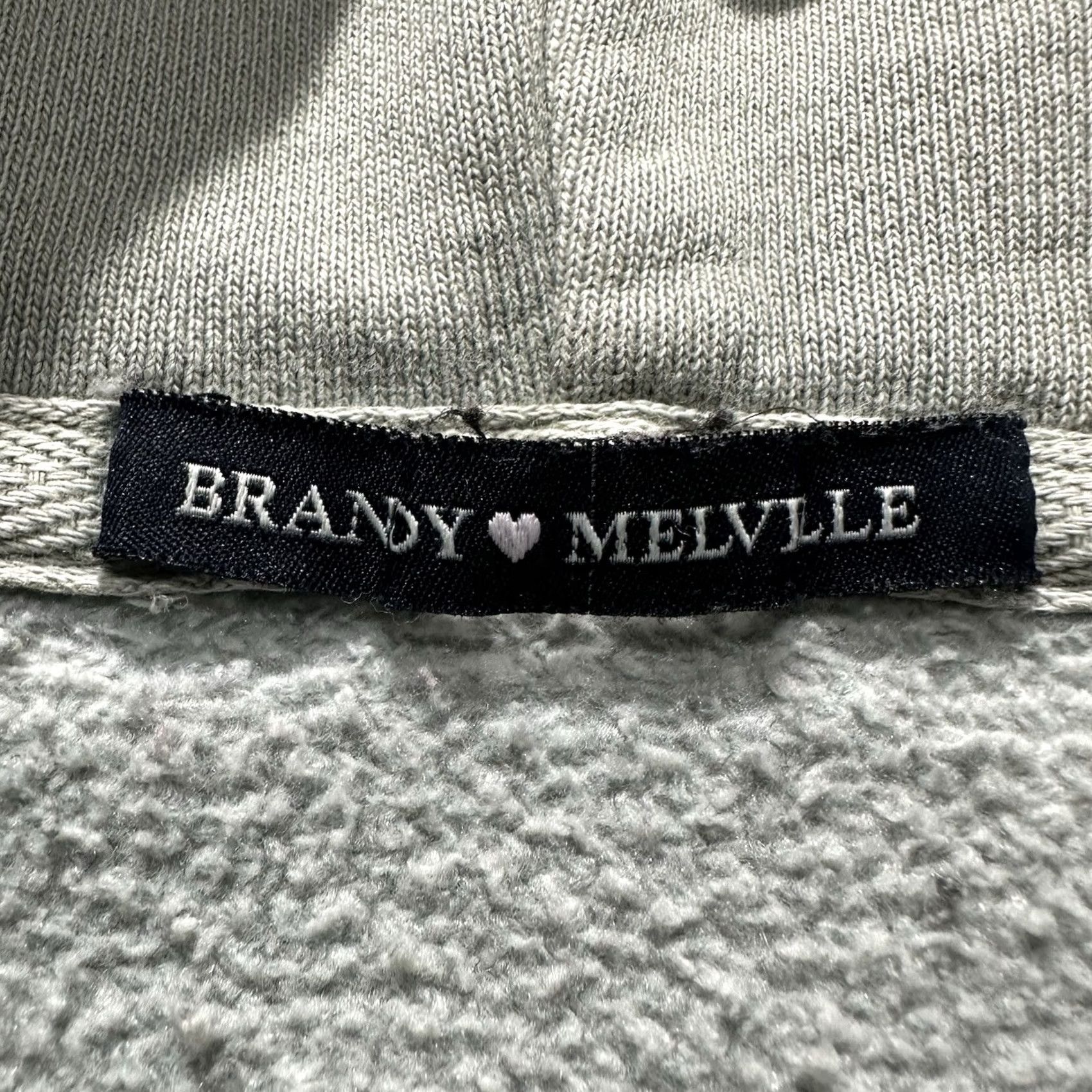 Brandy Melville Brandy Melville Sweatshirt Womens One Size Light Green/Gray Heavy Oversized GUC Size ONE SIZE - 4 Thumbnail