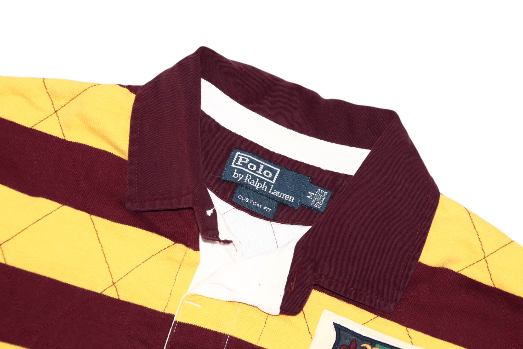 Polo Ralph Lauren Polo RL Oxford Supplier Crest Rugby Sport Quilted Vent Shirt Size US M / EU 48-50 / 2 - 4 Thumbnail
