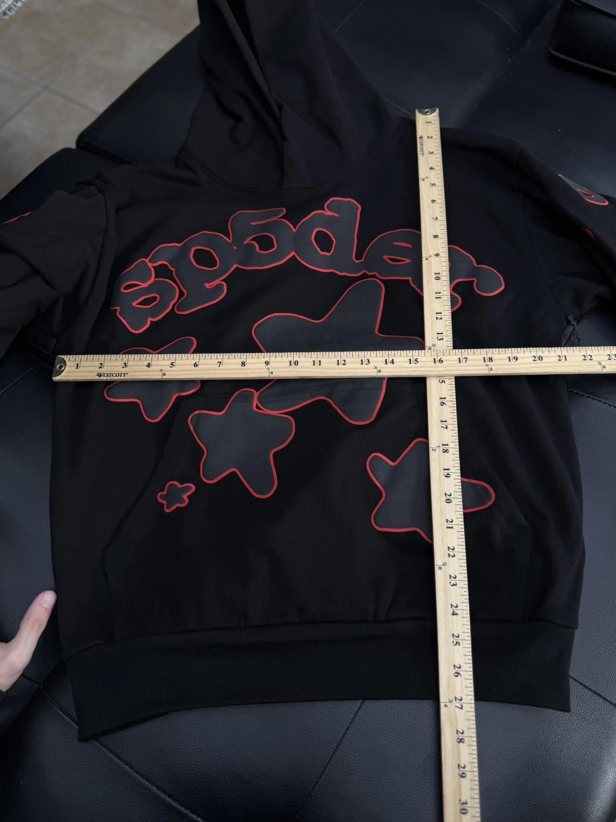 Sp5der Sp5der Worldwide Black Red Hoodie Size Medium (NEW) Size US M / EU 48-50 / 2 - 7 Thumbnail