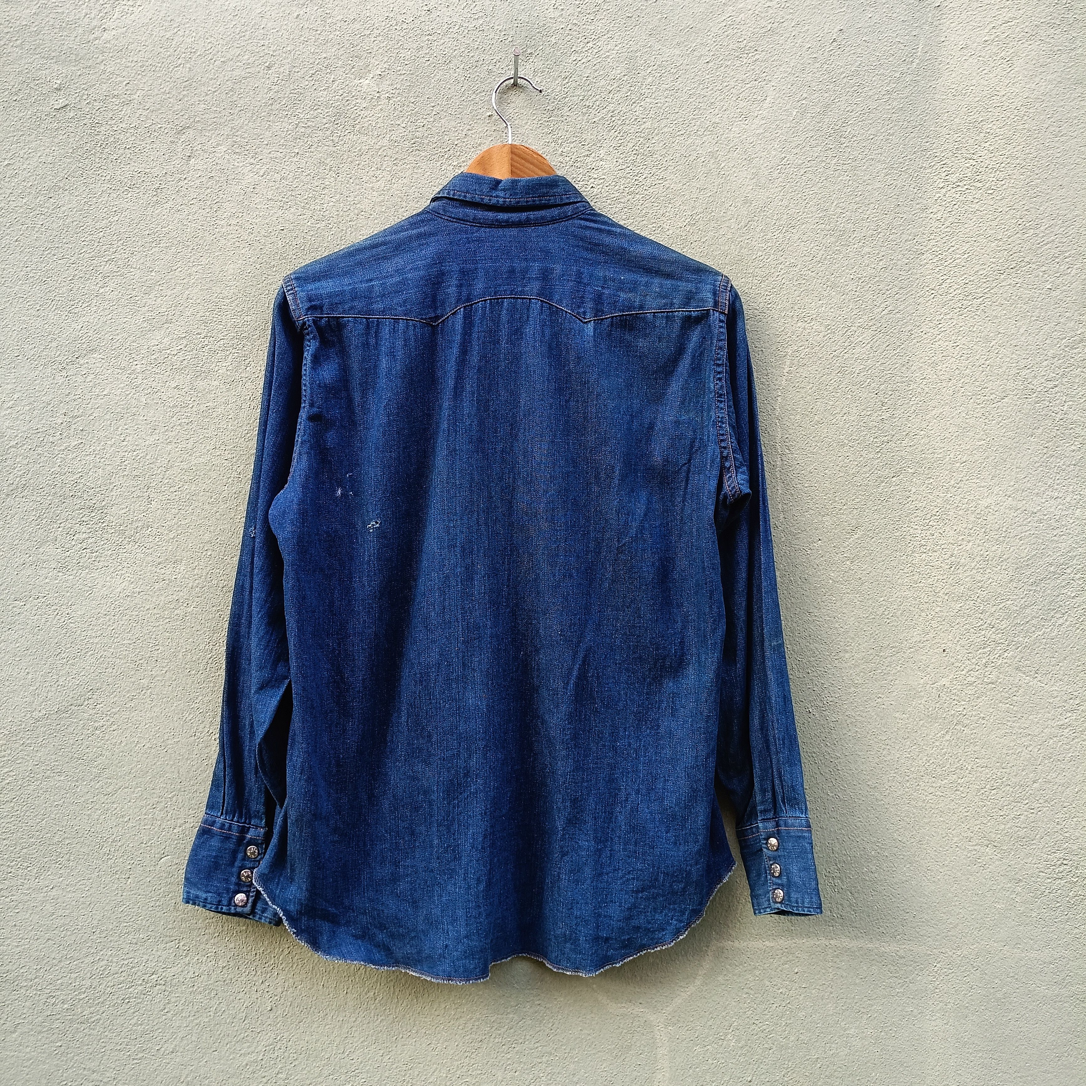 Blue Blue Japan × Japanese Brand Blue Blue Shirt Button up Size US M / EU 48-50 / 2 - 2 Thumbnail