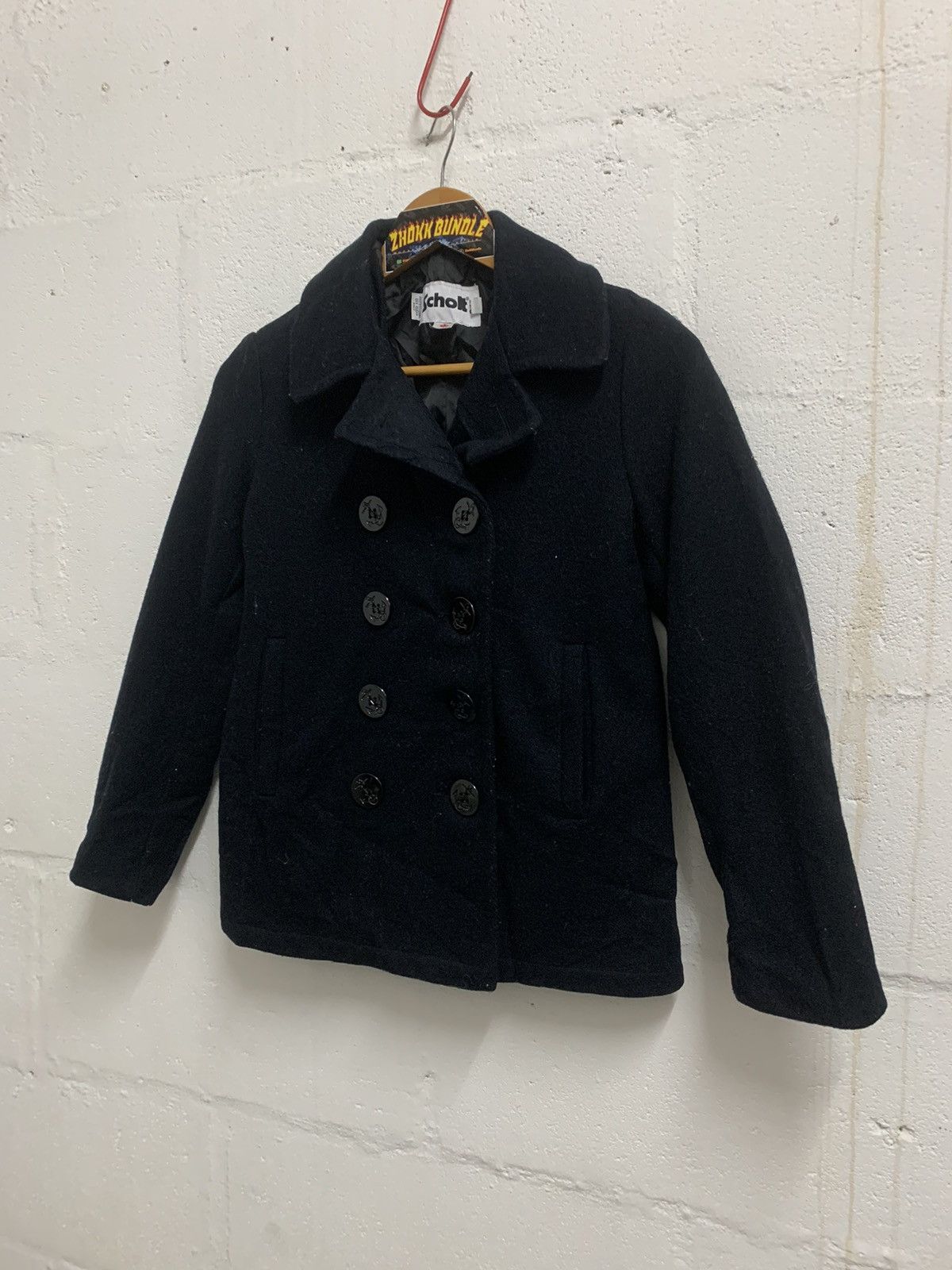 Japanese Brand × Schott × Vintage Vintage Schott NYC Double Breasted Wool Jacket Size S / US 4 / IT 40 - 2 Thumbnail