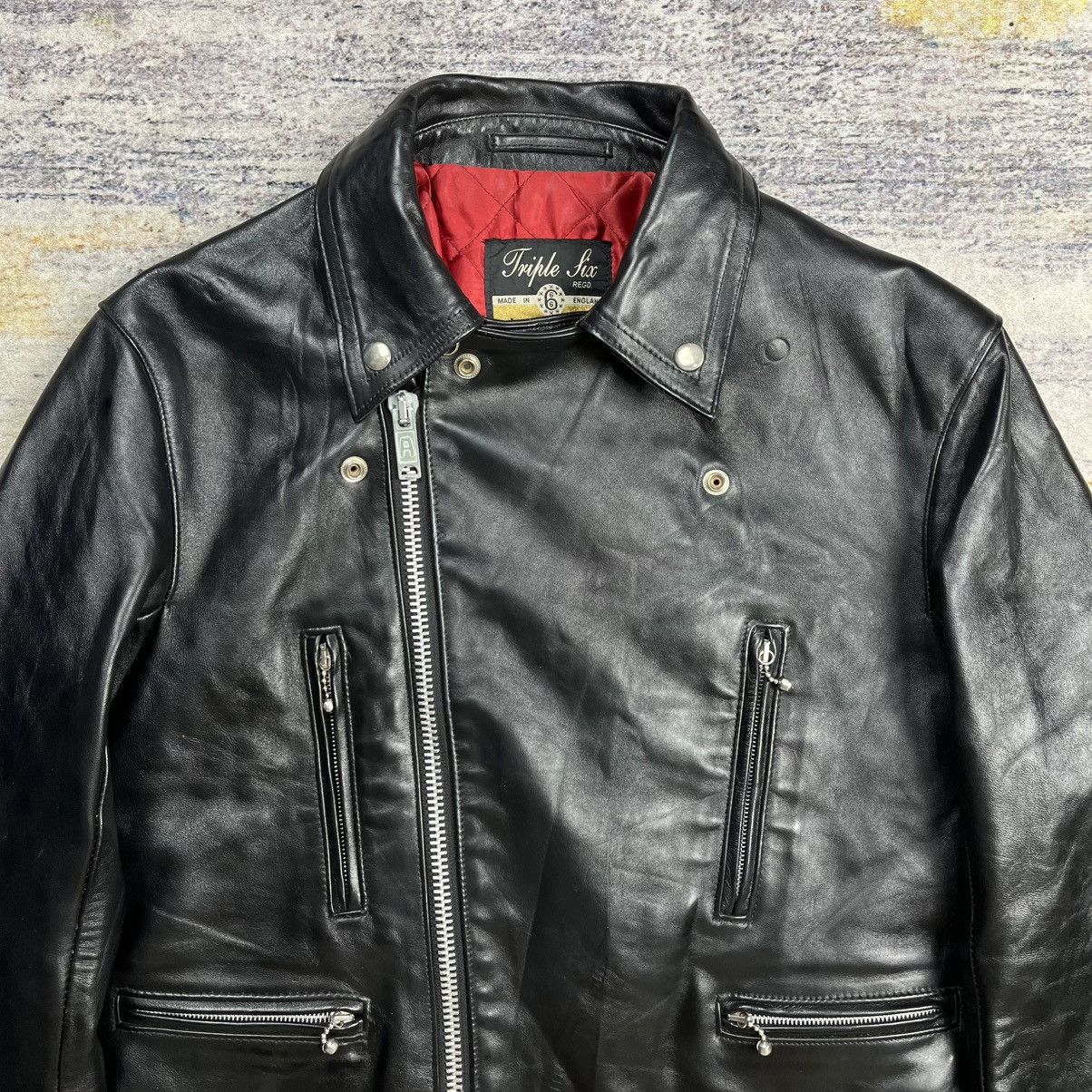 Isamu Katayama Backlash × Japanese Brand × Schott Archive Triple Six 666 double riders leather jacket Size US M / EU 48-50 / 2 - 7 Thumbnail