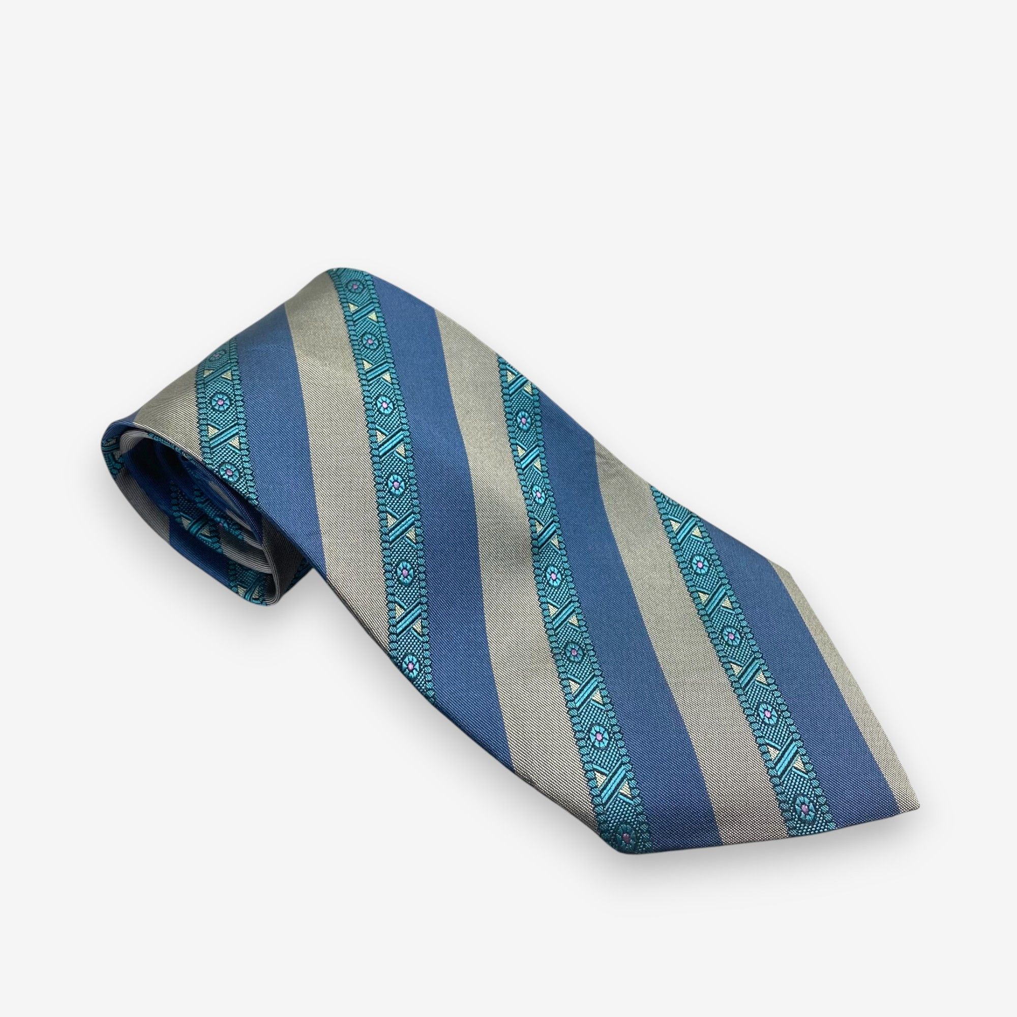 Yves Saint Laurent Vintage Yves Saint Laurent SILK Necktie Cravate Pure Silk Size ONE SIZE - 1 Thumbnail