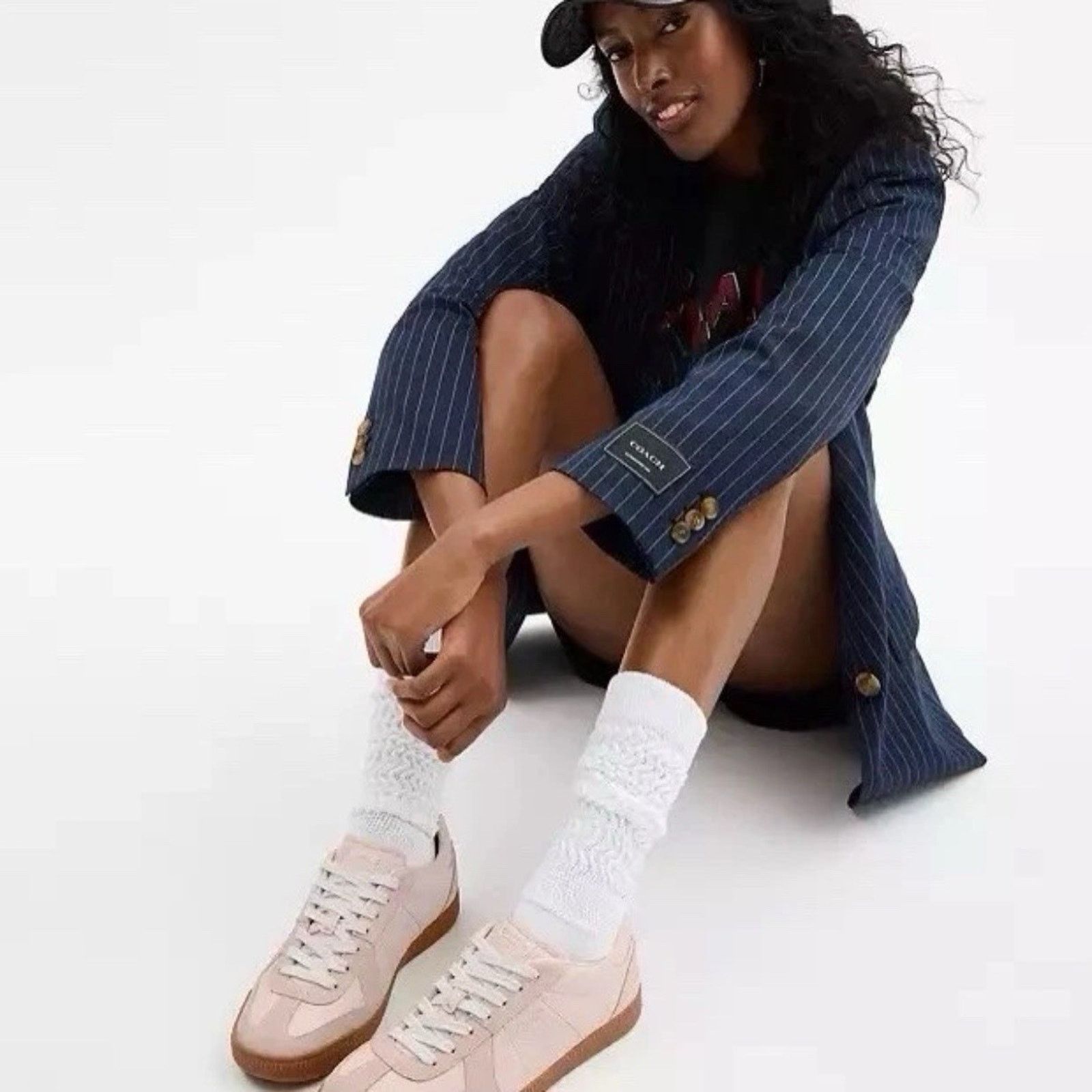 Coach NWT Coach Women's Ellis Sneaker Blush CAQ33 US 8 Size US 8 / IT 38 - 8 Thumbnail