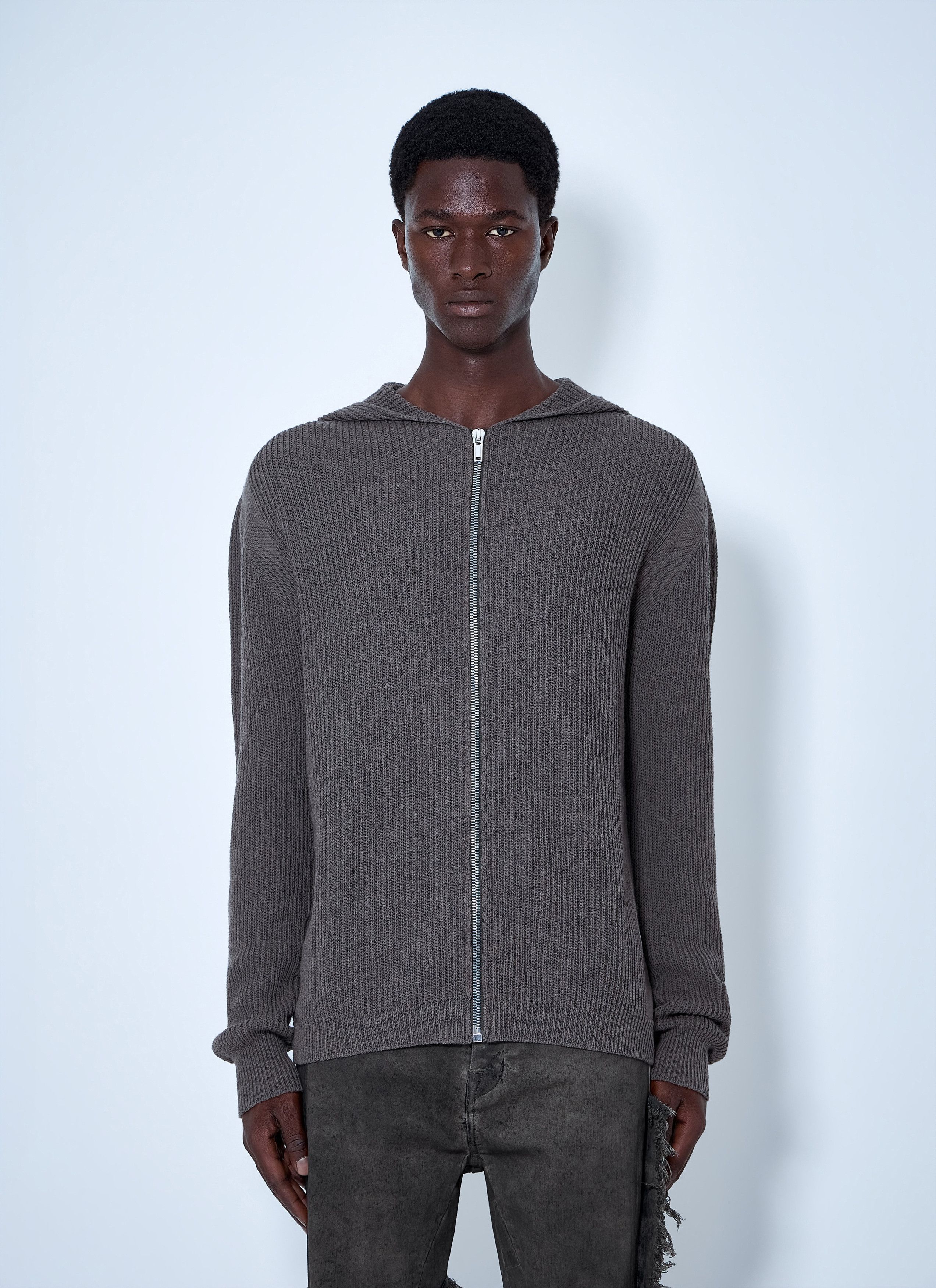 Rick Owens Rick Owens FW18 Sisyphus Yak Wool Zip Hoodie | Grailed