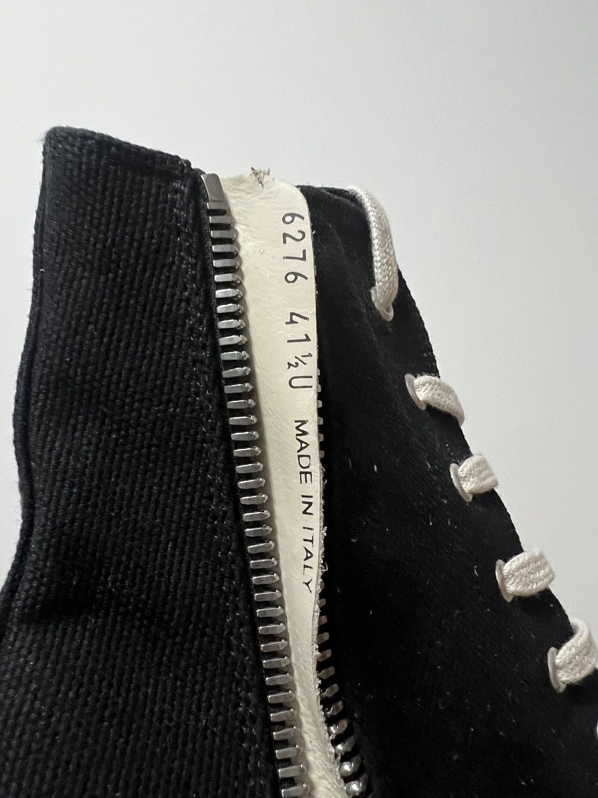 Rick Owens Drkshdw Rick owens drkshdw ramones high top sneaks sz 41.5 Size US 8.5 / EU 41-42 - 11 Thumbnail