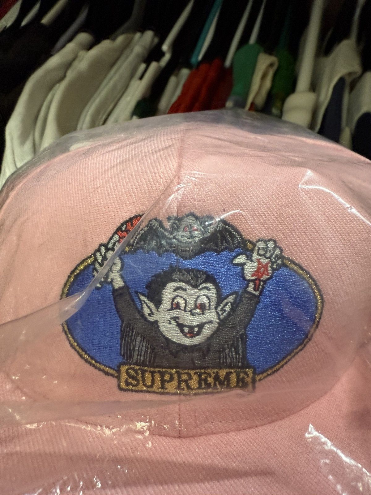 Supreme × Vintage Crazy Supreme Vampire Boy Snapback SS21 Brand New Size ONE SIZE - 2 Thumbnail