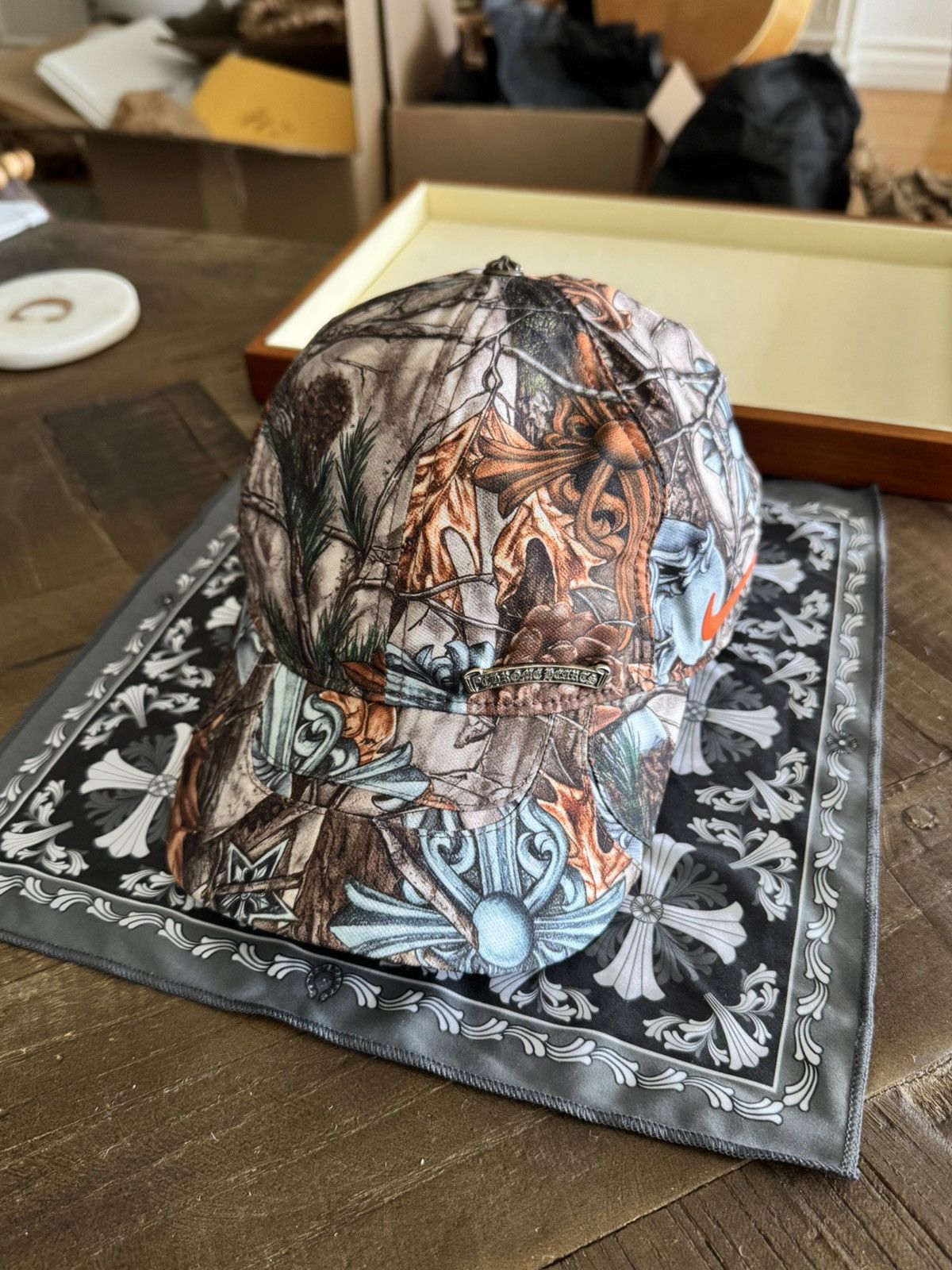 Chrome Hearts Chrome Hearts x Nocta x Nike Camo Club Hat Size ONE SIZE - 1 Thumbnail