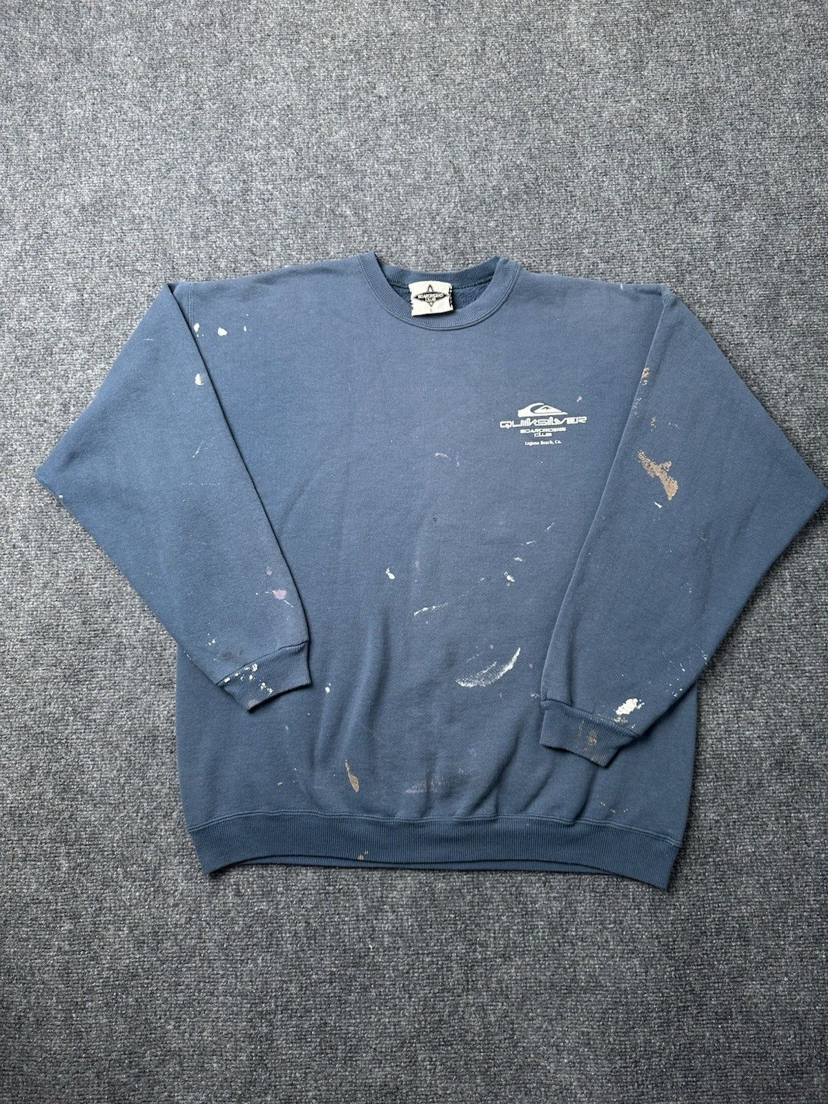 Quiksilver Mens Sweatshirt Quiksilver Boardriders Laguna Beach USA Sz L Size US L / EU 52-54 / 3 - 2 Thumbnail
