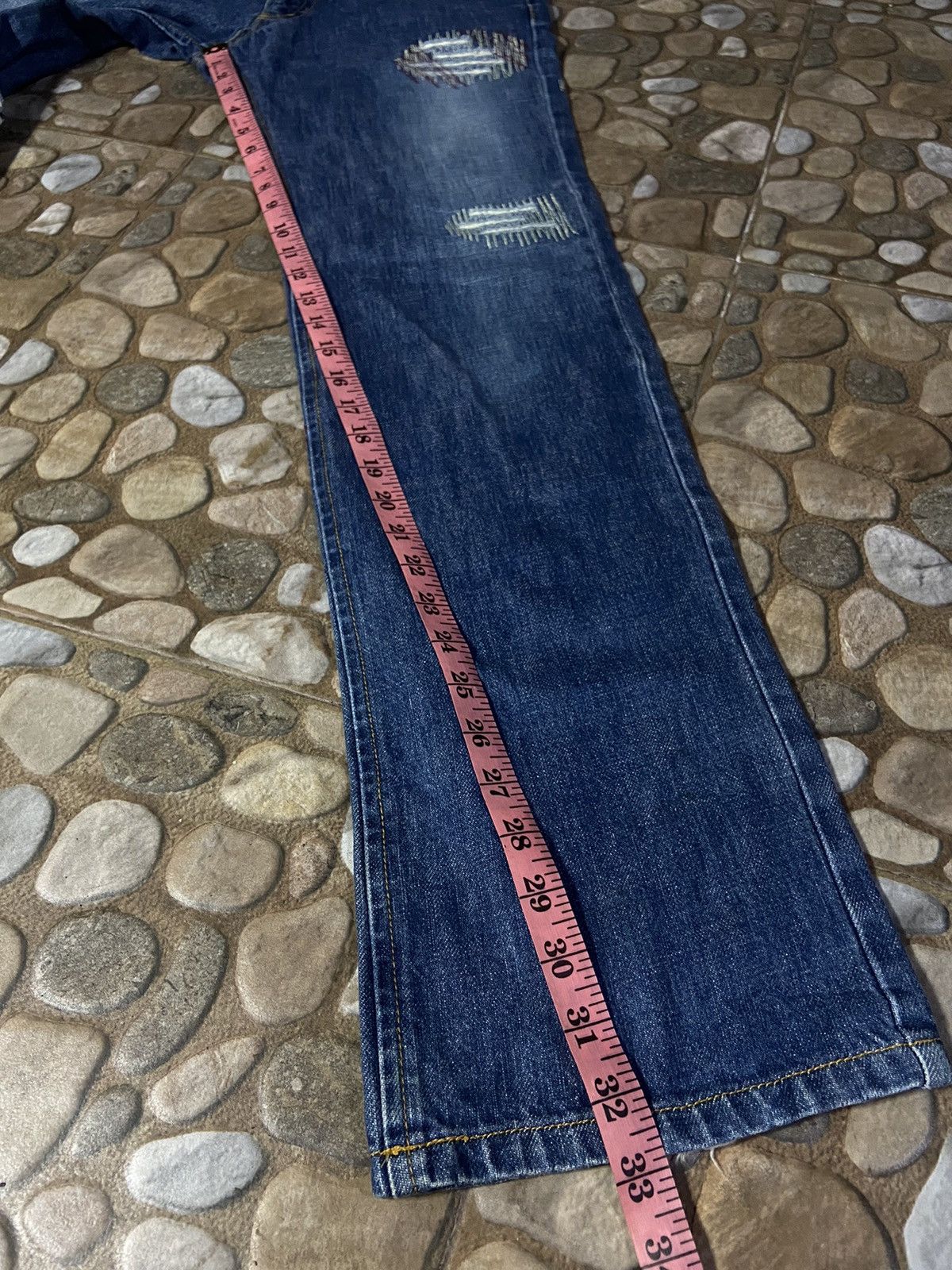 Hysteric Glamour × Japanese Brand 💥 RARE 💥 201295 home DITSETRESSED denim pants Size US 28 / EU 44 - 16 Thumbnail