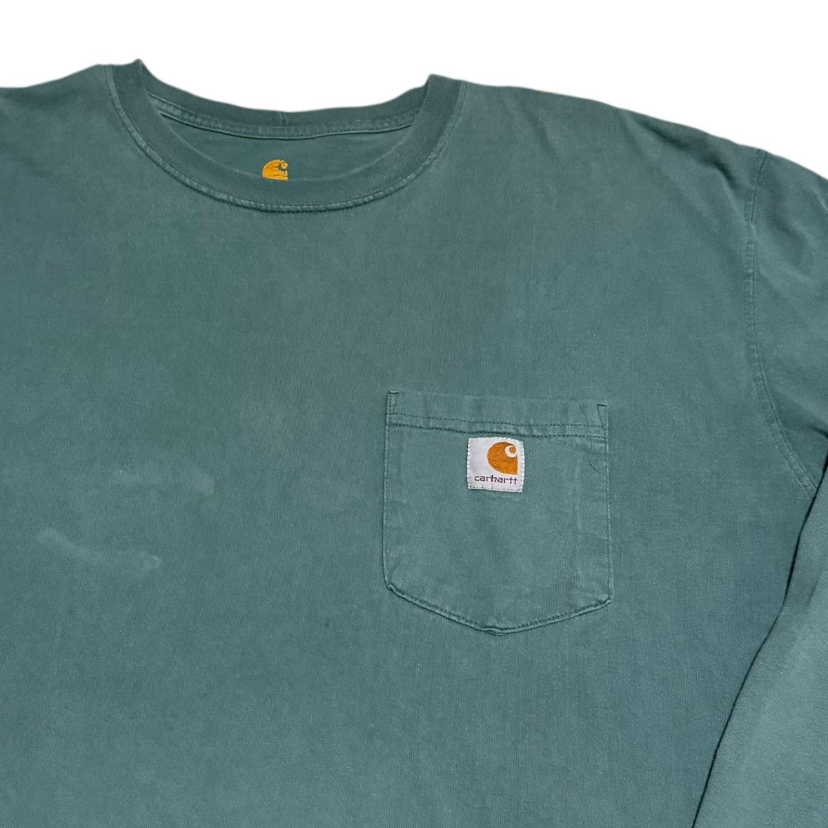 Carhartt Carhartt Distressed Cotton Long Sleeve Shirt Men's 2XL Size US XXL / EU 58 / 5 - 2 Thumbnail
