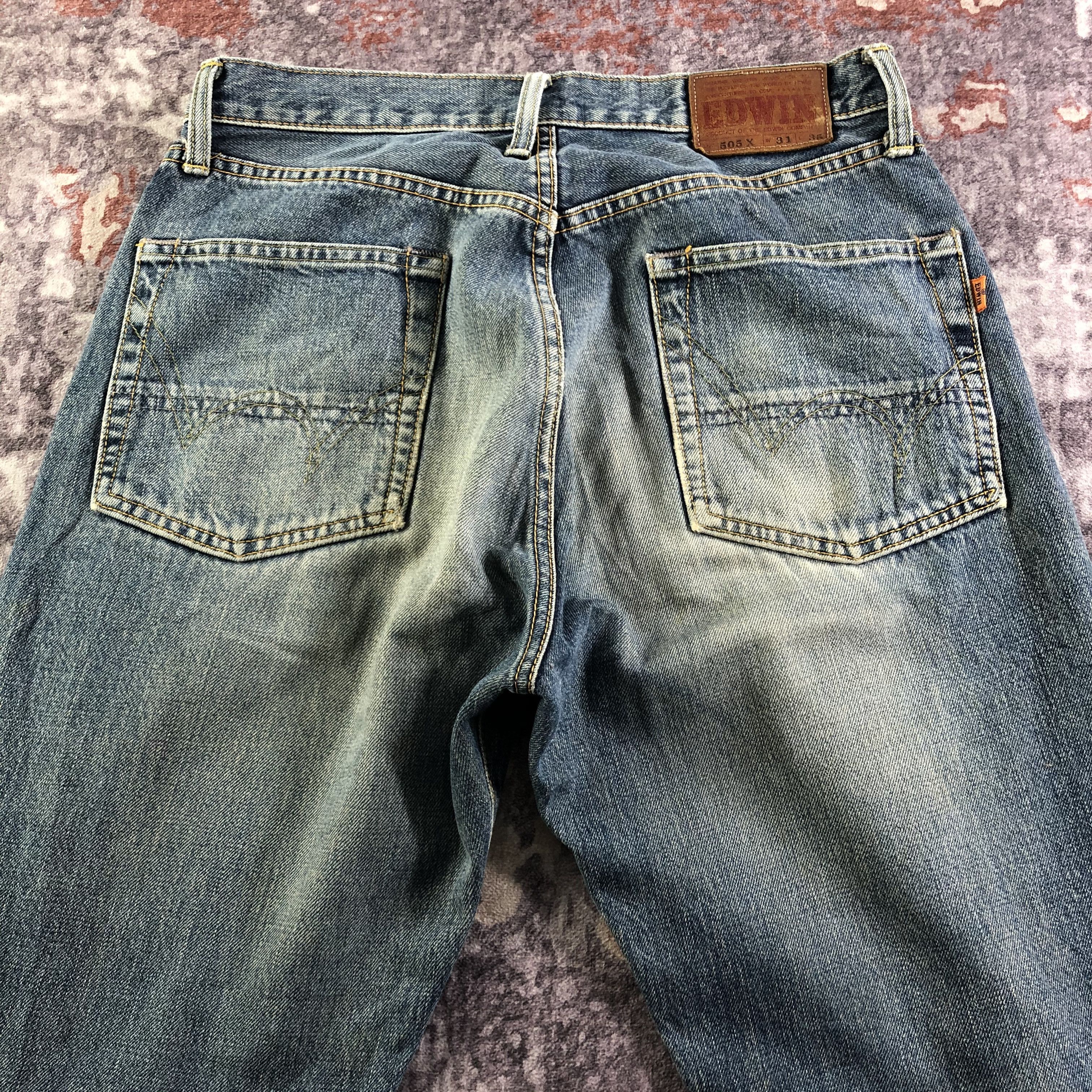 Edwin Vintage Redline Edwin 505 Jeans-JM3521 Size US 31 - 4 Thumbnail