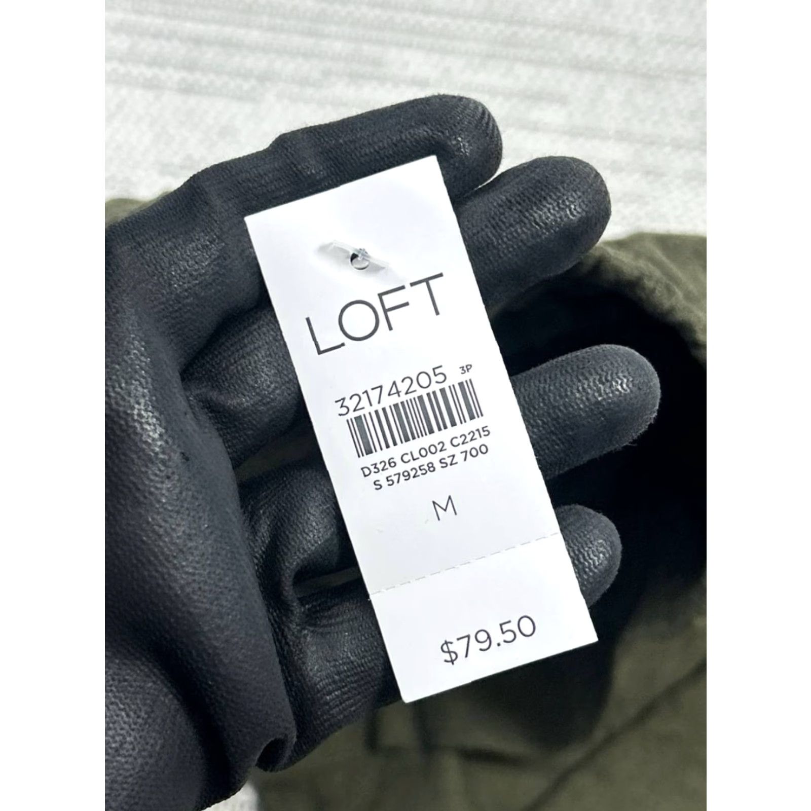 Loft Loft Pull On Tapered Leg Pants Womens Medium Green Stretch High Rise Casual New Shirt Size 32" / US 10 / IT 46 - 7 Thumbnail