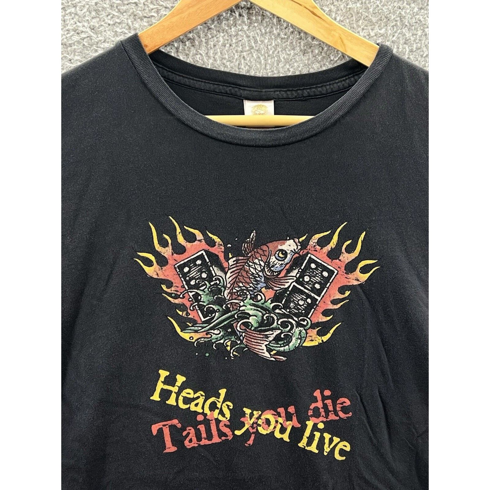 Ed Hardy Don Ed Hardy Heads You Live Tails You Die Domino T-Shirt XL Size US XL / EU 56 / 4 - 4 Thumbnail