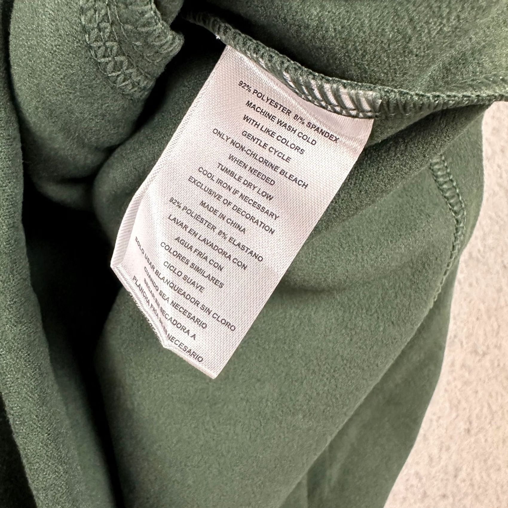 Ben Sherman Ben Sherman Sport Sweater Men Large Green 1/4 Zip Golf Micro Fleece Pullover Pullover Embroidered Logo Size US L / EU 52-54 / 3 - 6 Thumbnail