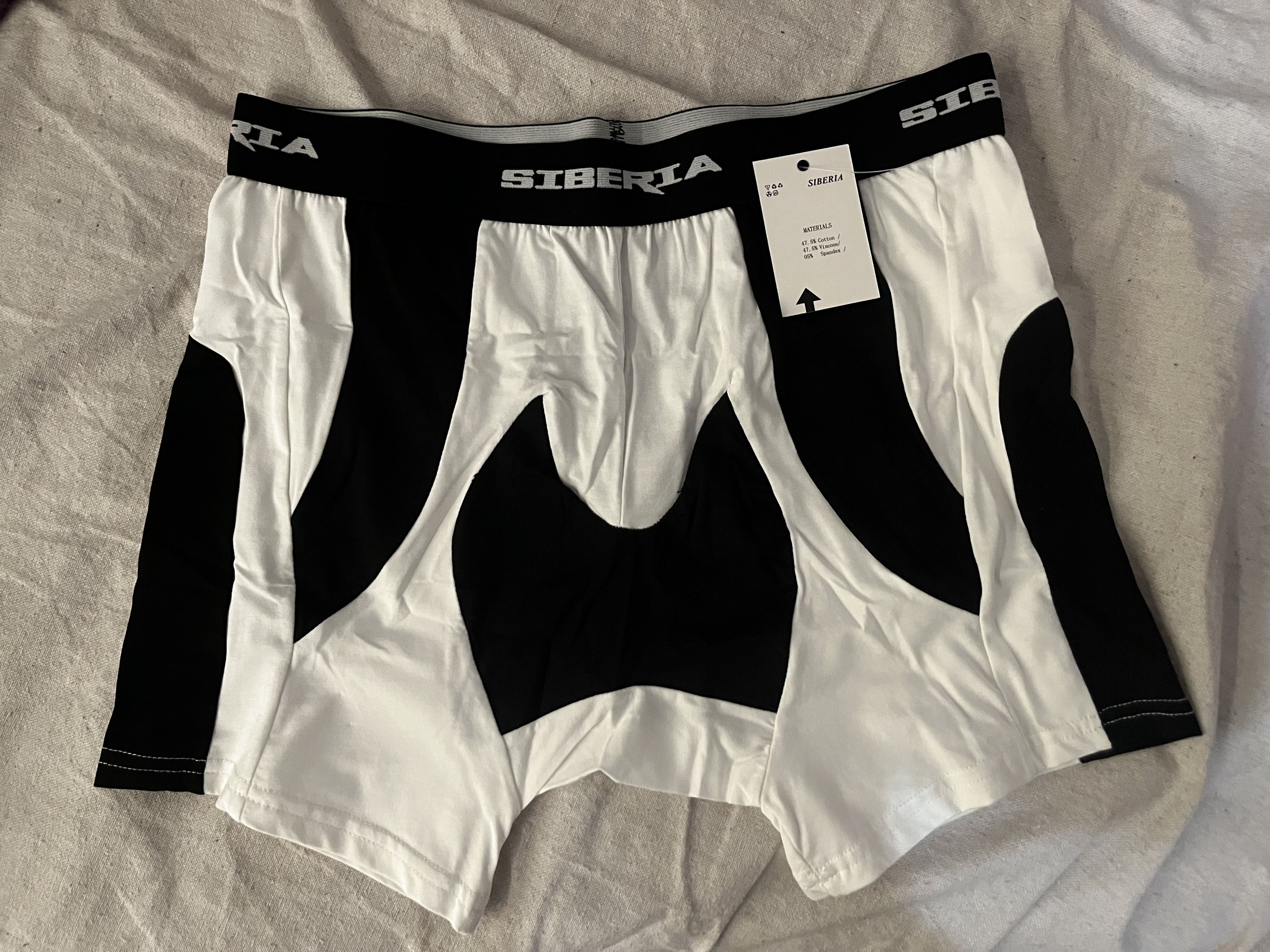 image of Siberia Hills Siberia Boxers in Black/White, Men's