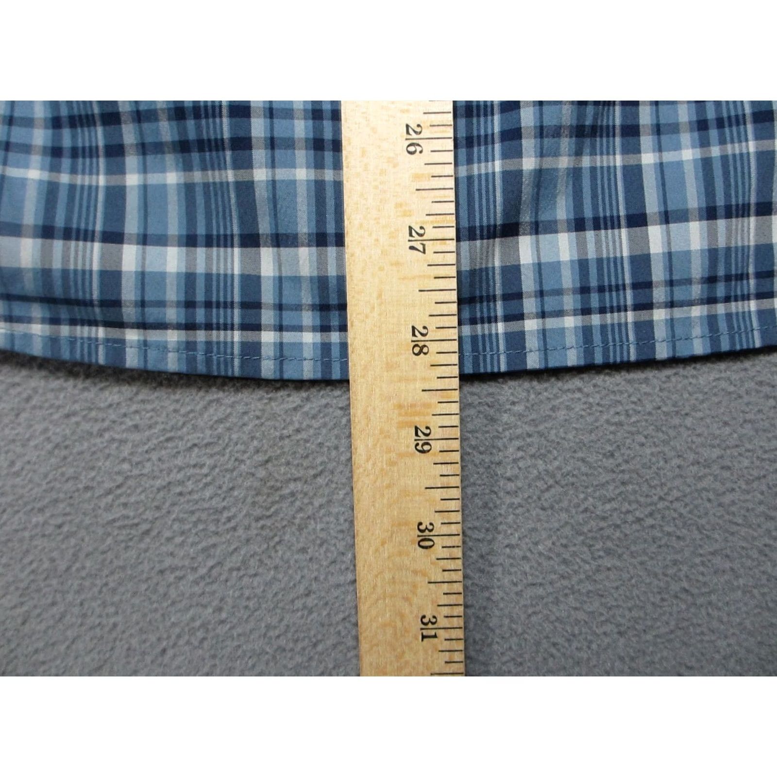 Vintage REI Shirt Mens S Blue Plaid Stretch Roll Tab Sleeve Button Up Vented Breather All Seasons Casual Workwear Shirt Men Size US S / EU 44-46 / 1 - 6 Thumbnail