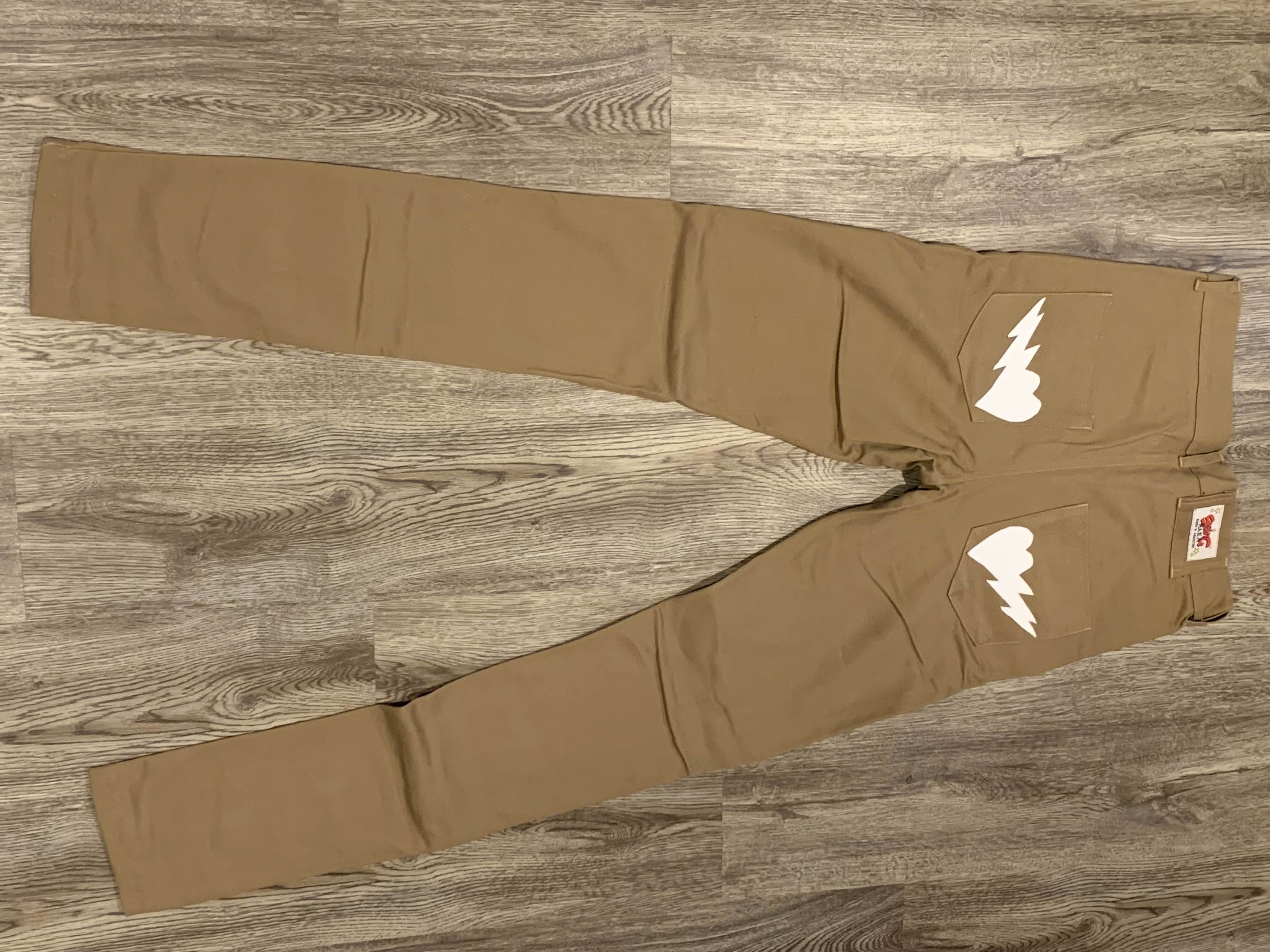 seeingDEADpeople seeingDEADpeople Khaki Denim/Jeans Size US 30 / EU 46 - 4 Thumbnail
