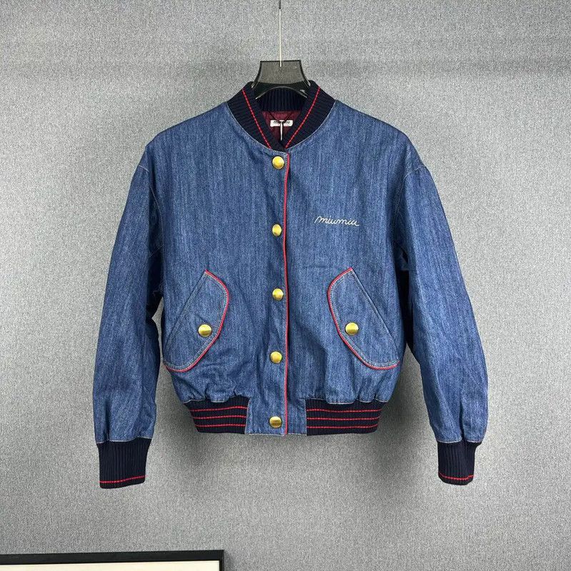 Miu Miu Miu Miu Blue Women's Jacket 0089 Size M / US 6-8 / IT 42-44 - 1 Thumbnail