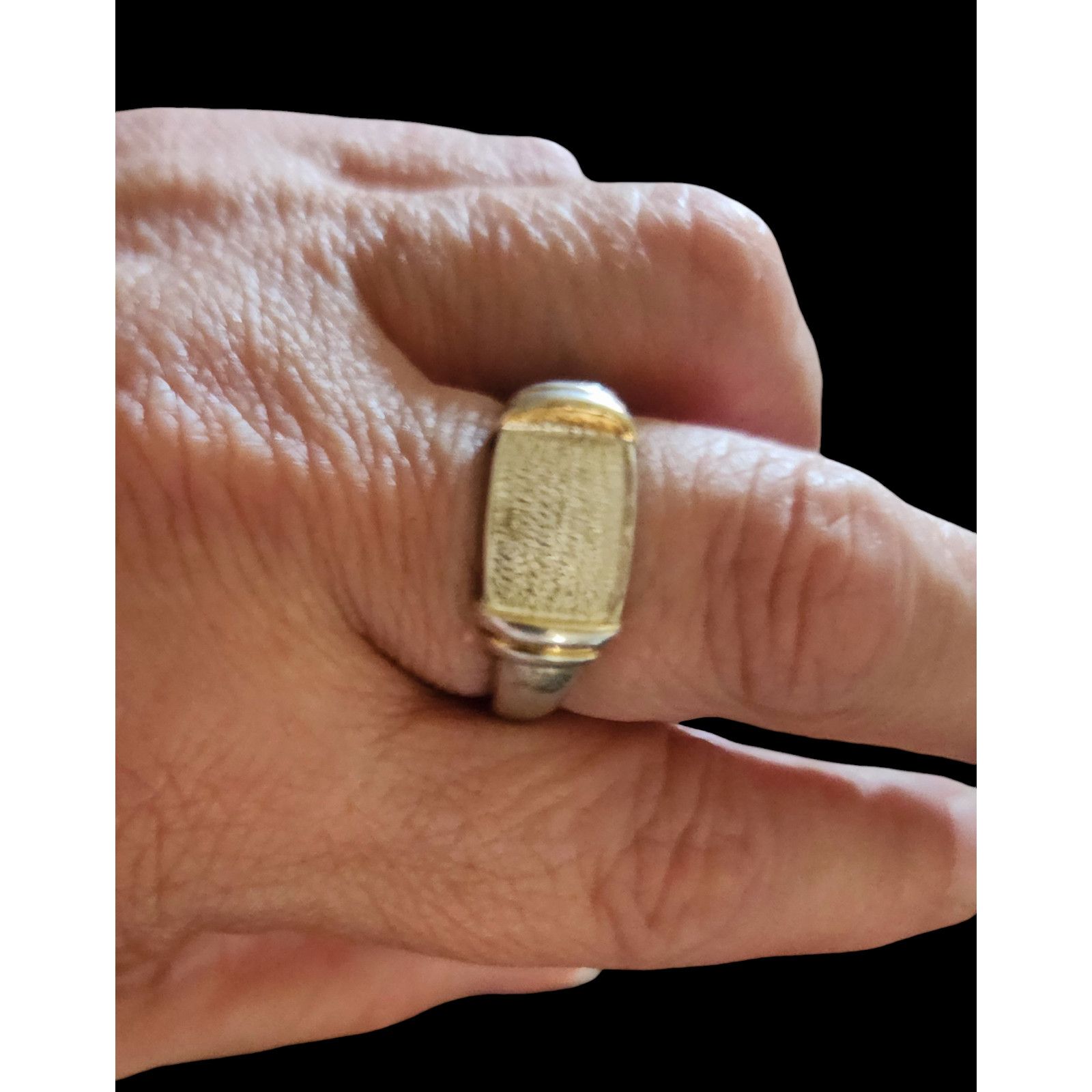 Other Vintage marked 925 CNA sterling ring size 8 Size ONE SIZE - 2 Thumbnail